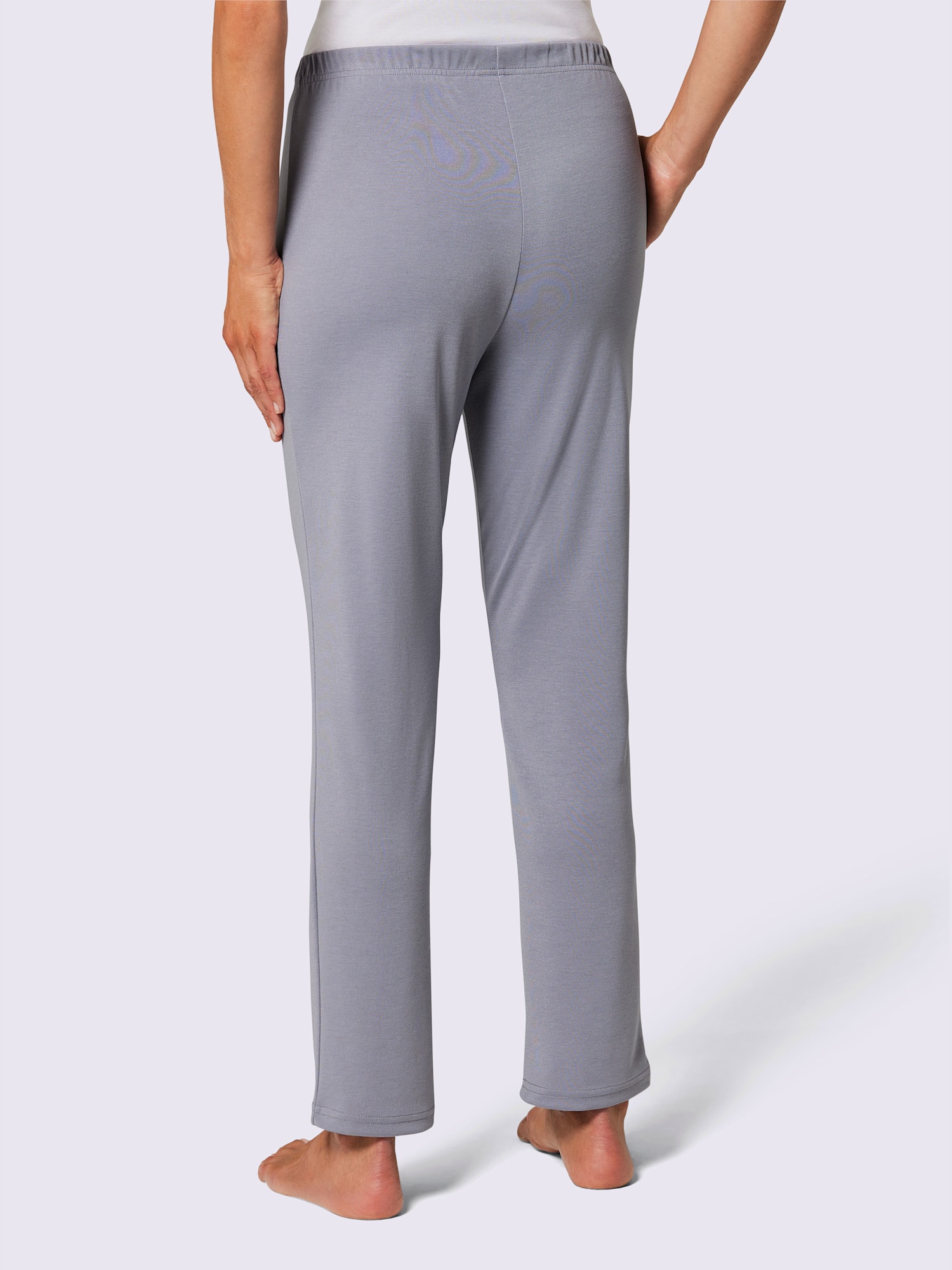 Pantalon d'intérieur confortable taille élastique, couleur gris, taille 46/48, marque feel good - helline