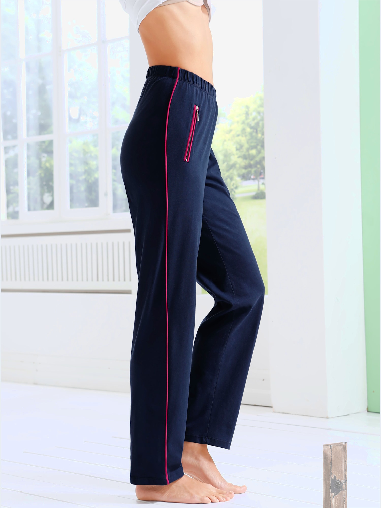 Pantalon de loisirs femme., couleur bleu, taille 50 - helline