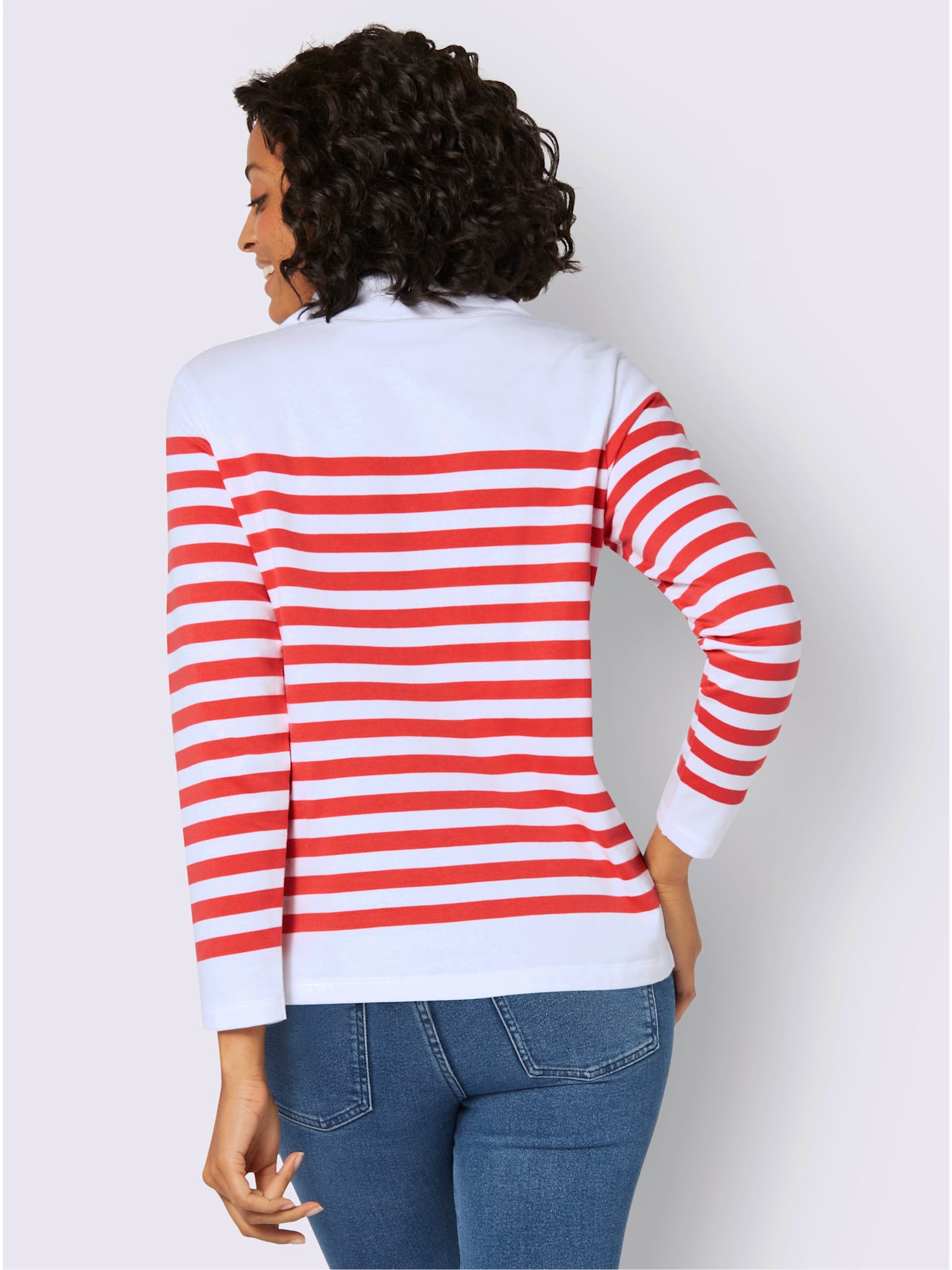 Sweatshirt 50% coton, couleur blanc, taille 42, marque Collection L - helline