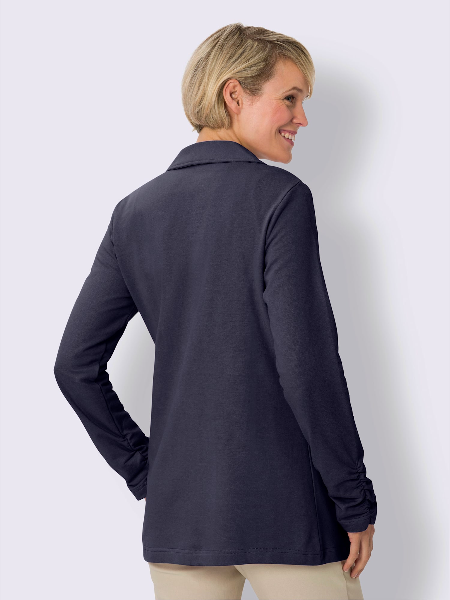 Blazer sweat qualité sweat très confortable, couleur bleu, taille 42 - Witt