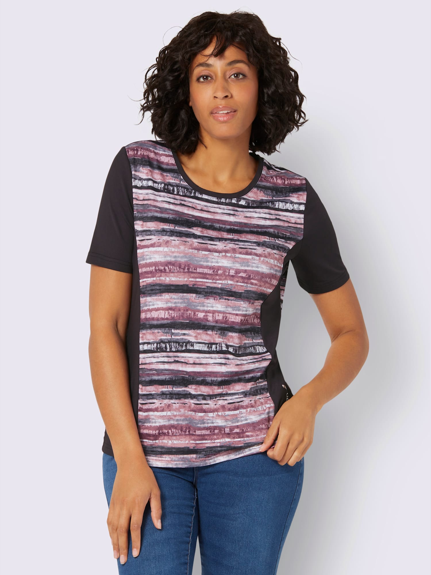 T-shirt technique qualité légère, couleur noir, taille 52, marque Collection L - helline