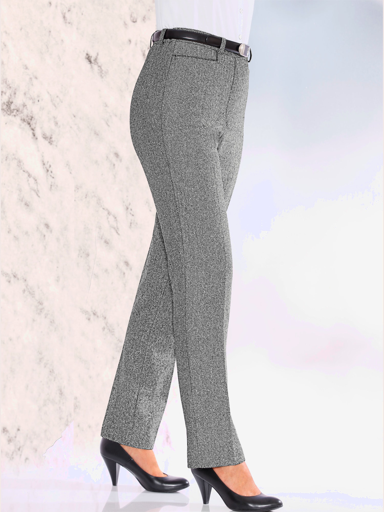 Pantalon d'hiver coupe féminine, couleur noir, taille 48, marque Come on - Witt