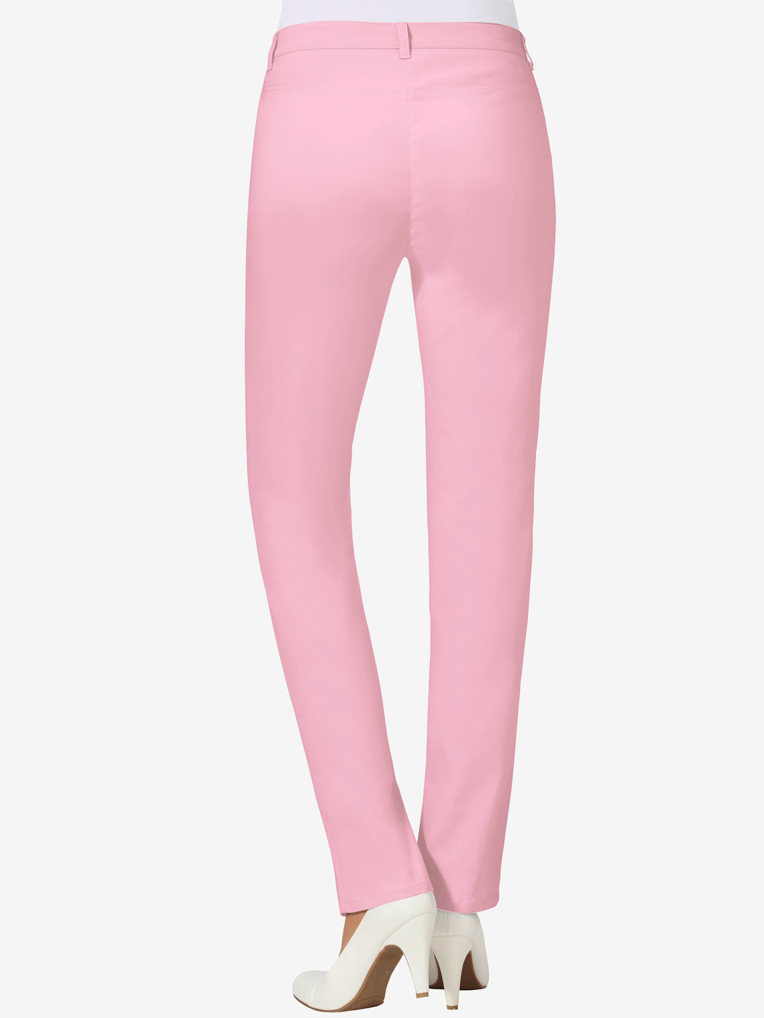 Pantalon confortable avec poches zippées, couleur rose, taille 42, marque Stehmann Comfort line - Witt
