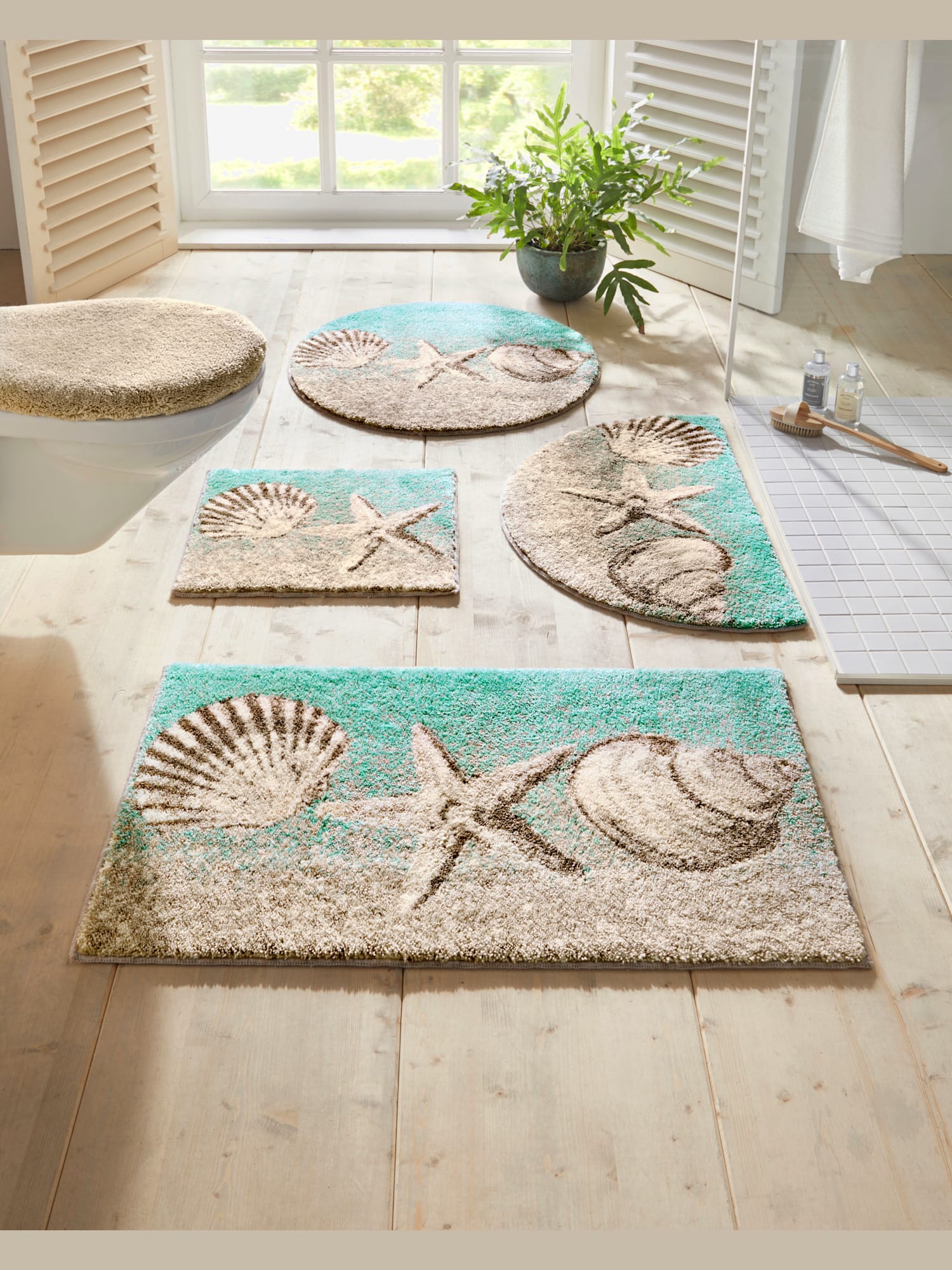 Tapis de bain, couleur : marron clair uni, taille 60x100 cm, marque helline home, 100% acrylique - helline