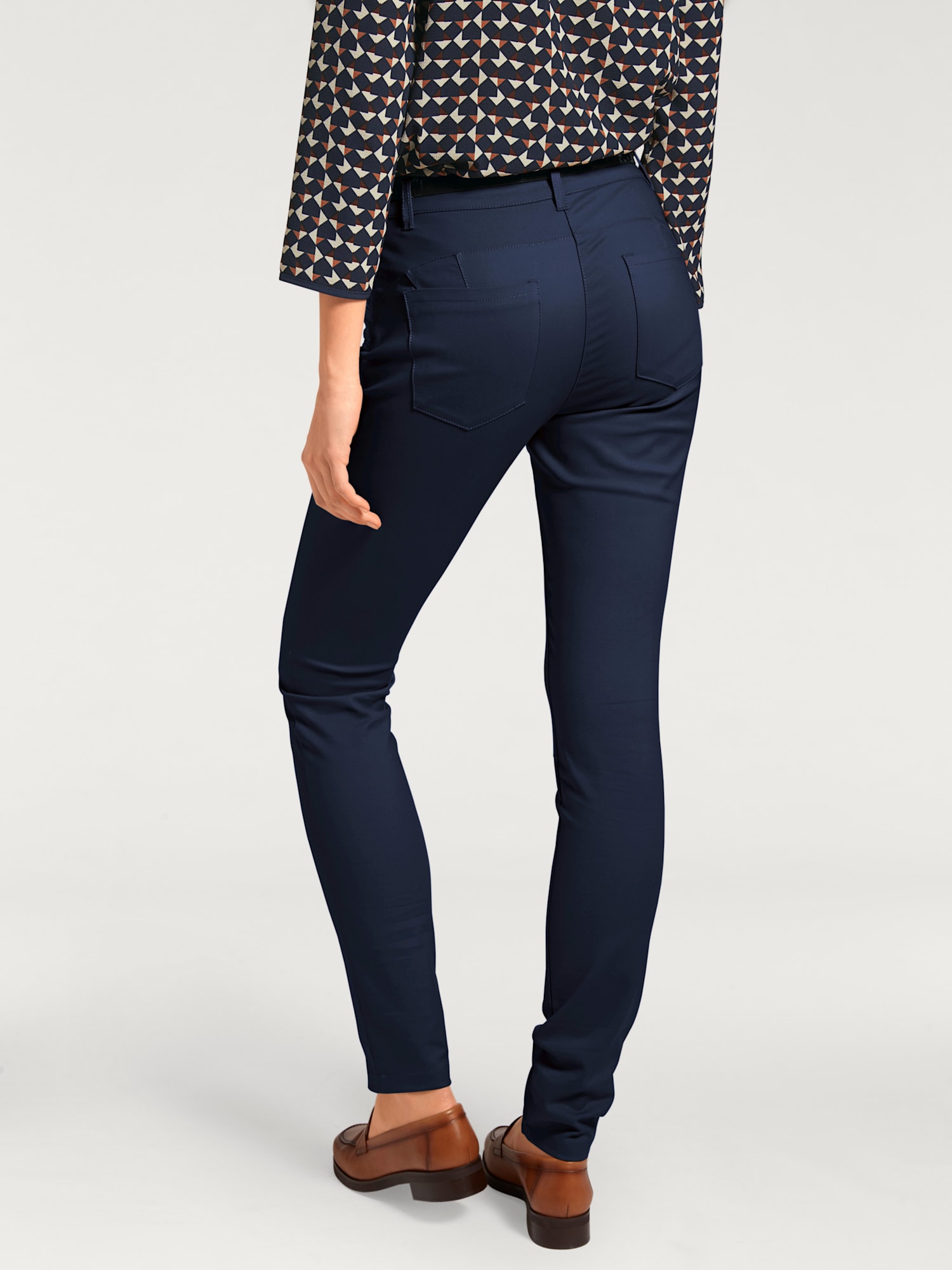 Pantalon extensible, couleur bleu, taille 52 - Witt