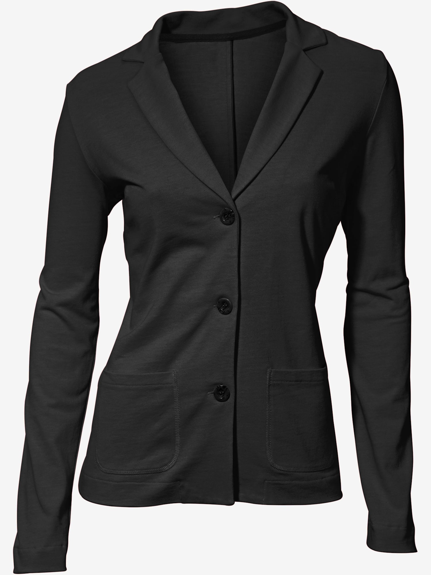 Blazer en jersey coupe sobre pour un look décontracté tendance, couleur noir, taille 40 - Witt