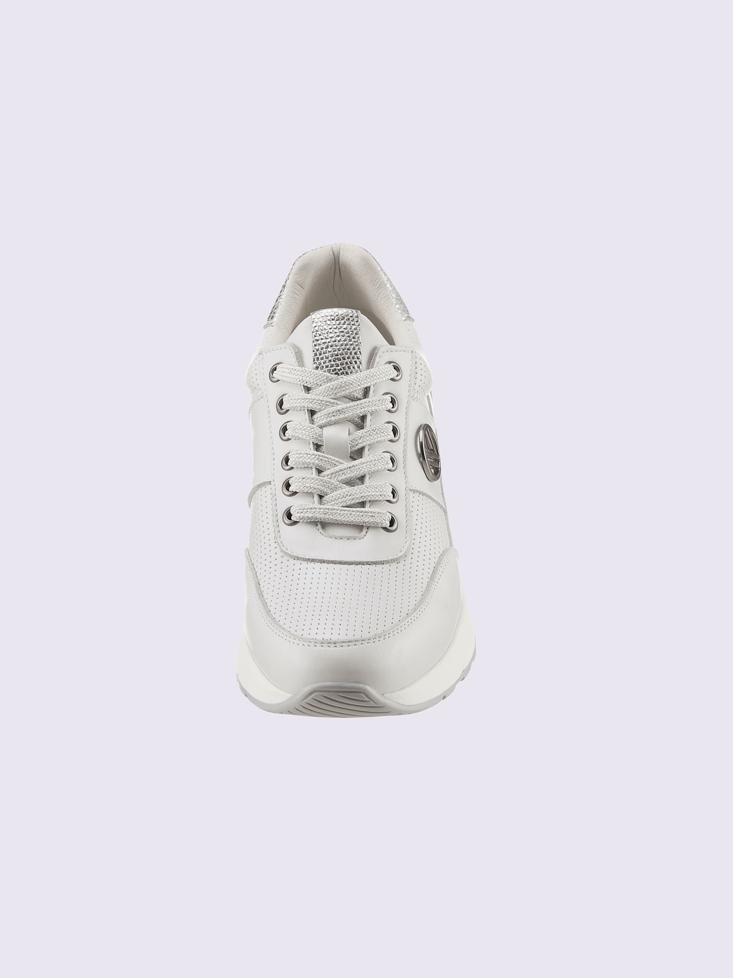 Baskets de fabrication portugaise, blanc uni, taille 37 - helline