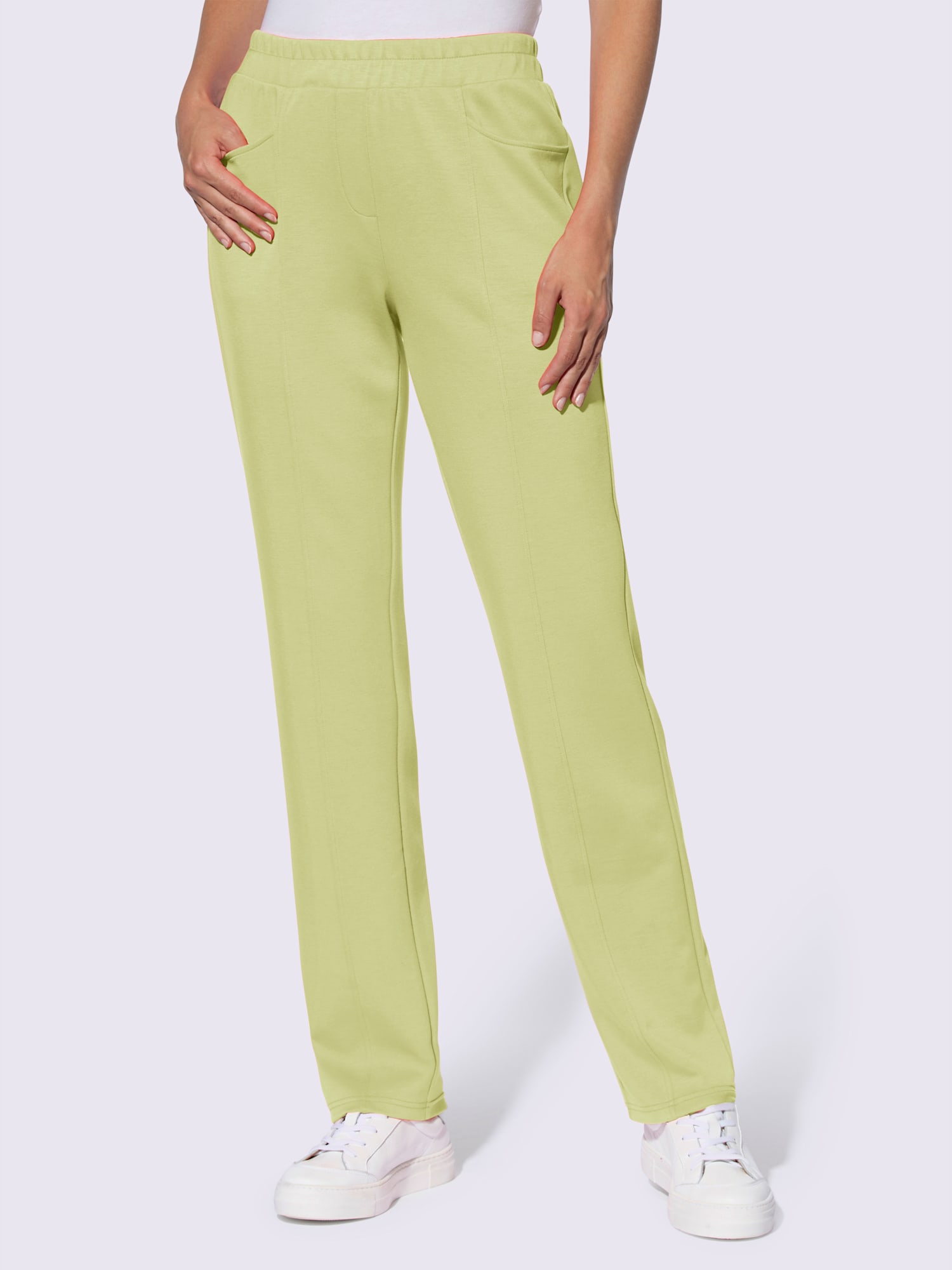 Pantalon sweat qualité ultra-douce, couleur vert, taille 42, marque Rick Cardona - helline