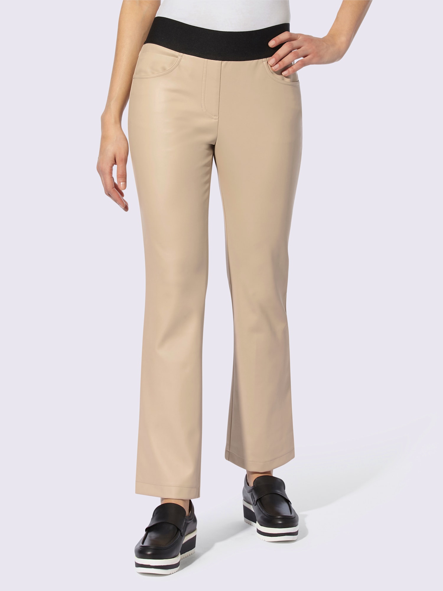 Pantalon 5 poches qualité douce, couleur marron, taille 48, marque Rick Cardona - helline