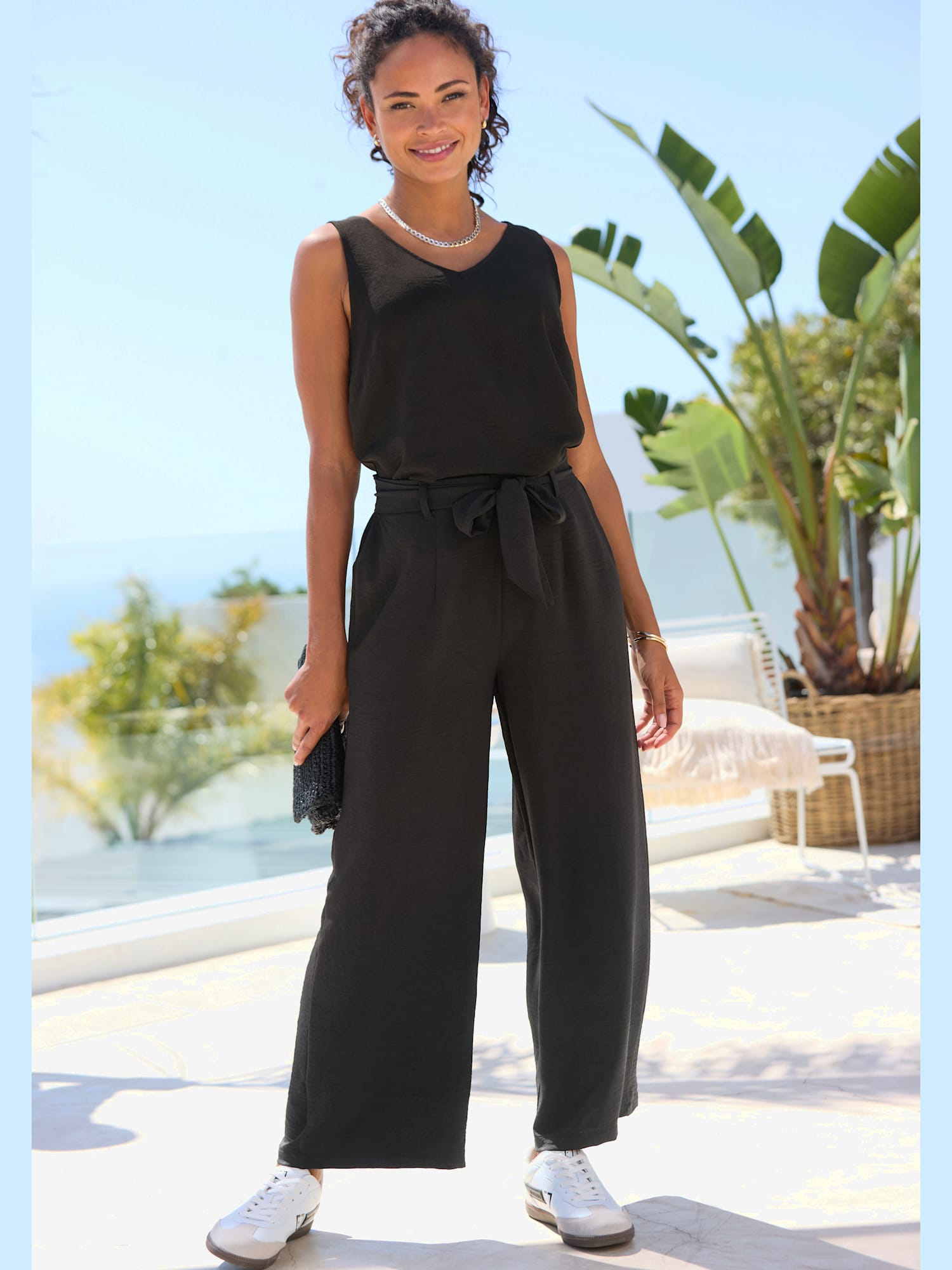 Débardeur, couleur noir, taille 38, marque Vivance - helline