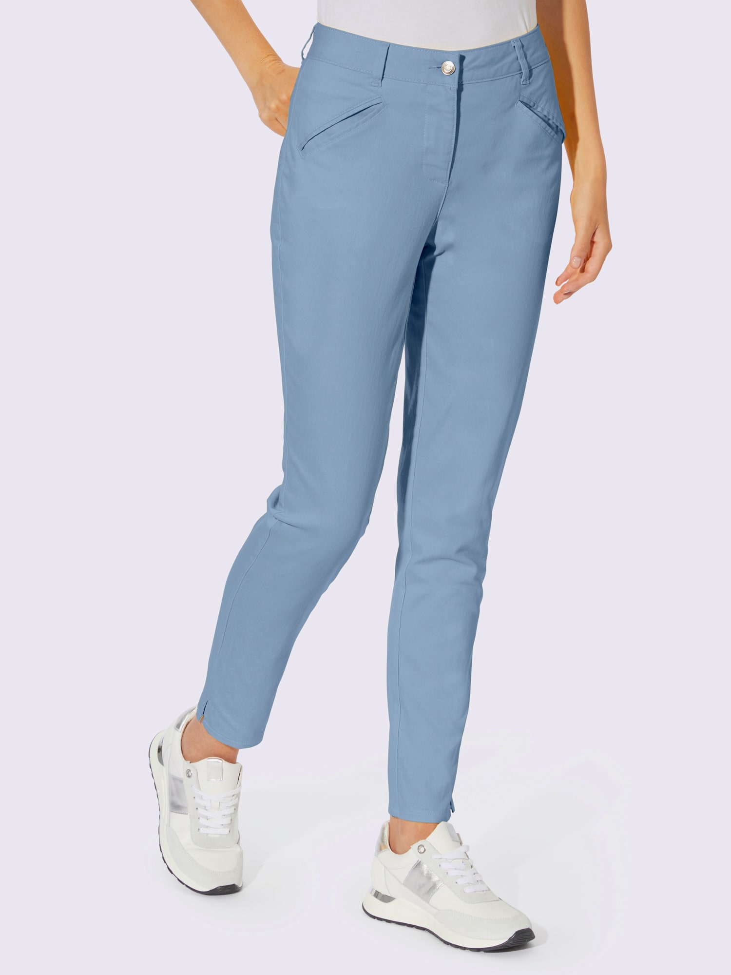 Pantalon skinny qualité extensible, couleur bleu, taille 38 - Witt