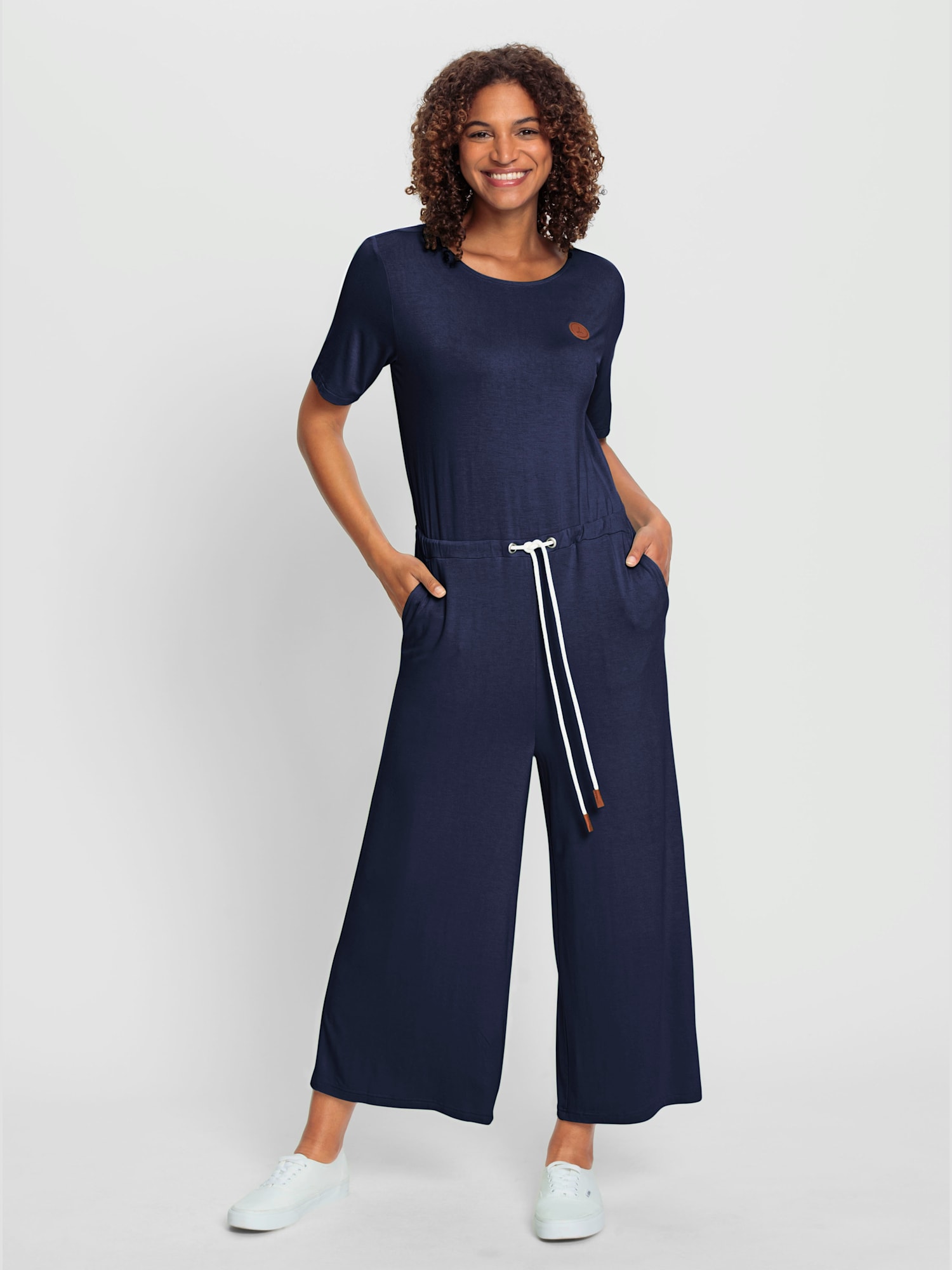 Combinaison qualité viscose douce, couleur bleu, taille 40, marque Collection L - helline