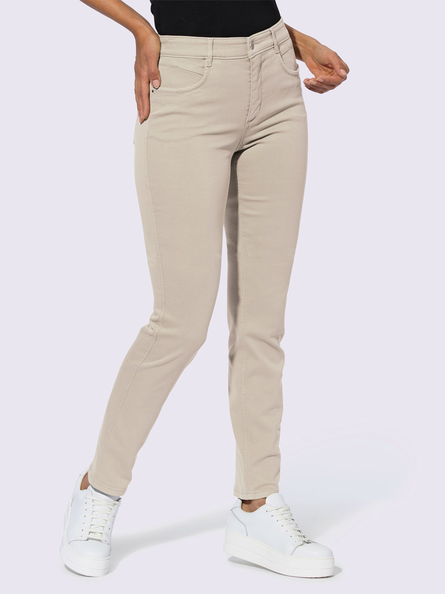 Jean premium, couleur marron, taille 46, marque Creation L - helline