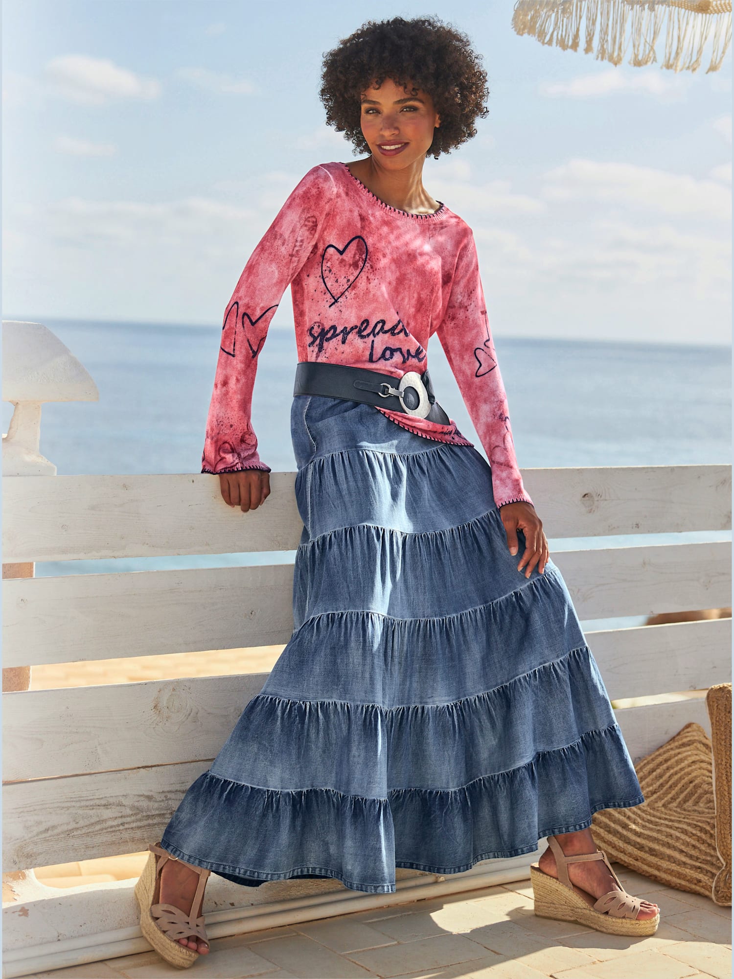 Ceinture splendide, couleur bleu, taille 115 - helline