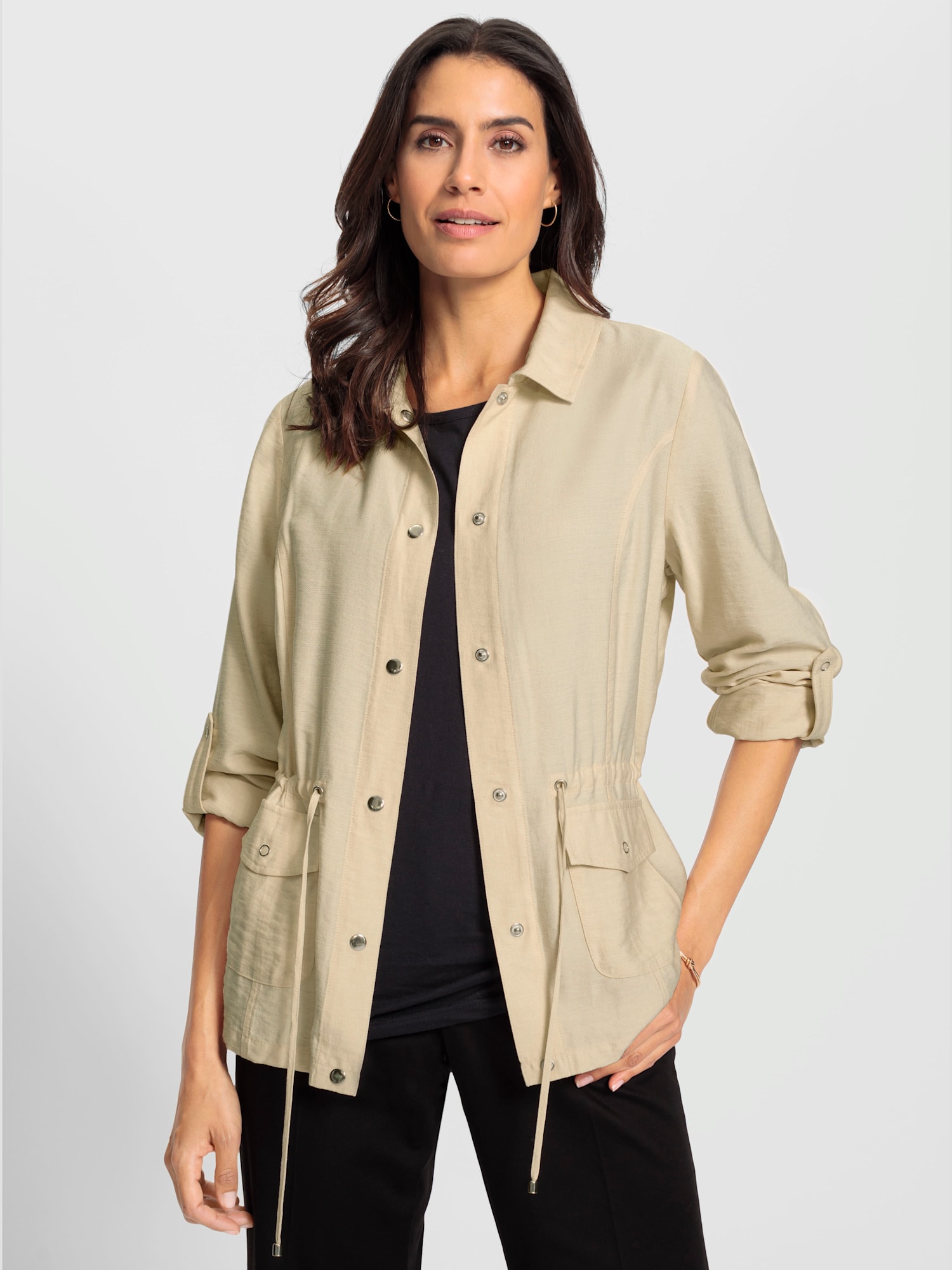 Blazer viscose, couleur marron, taille 48 - Witt