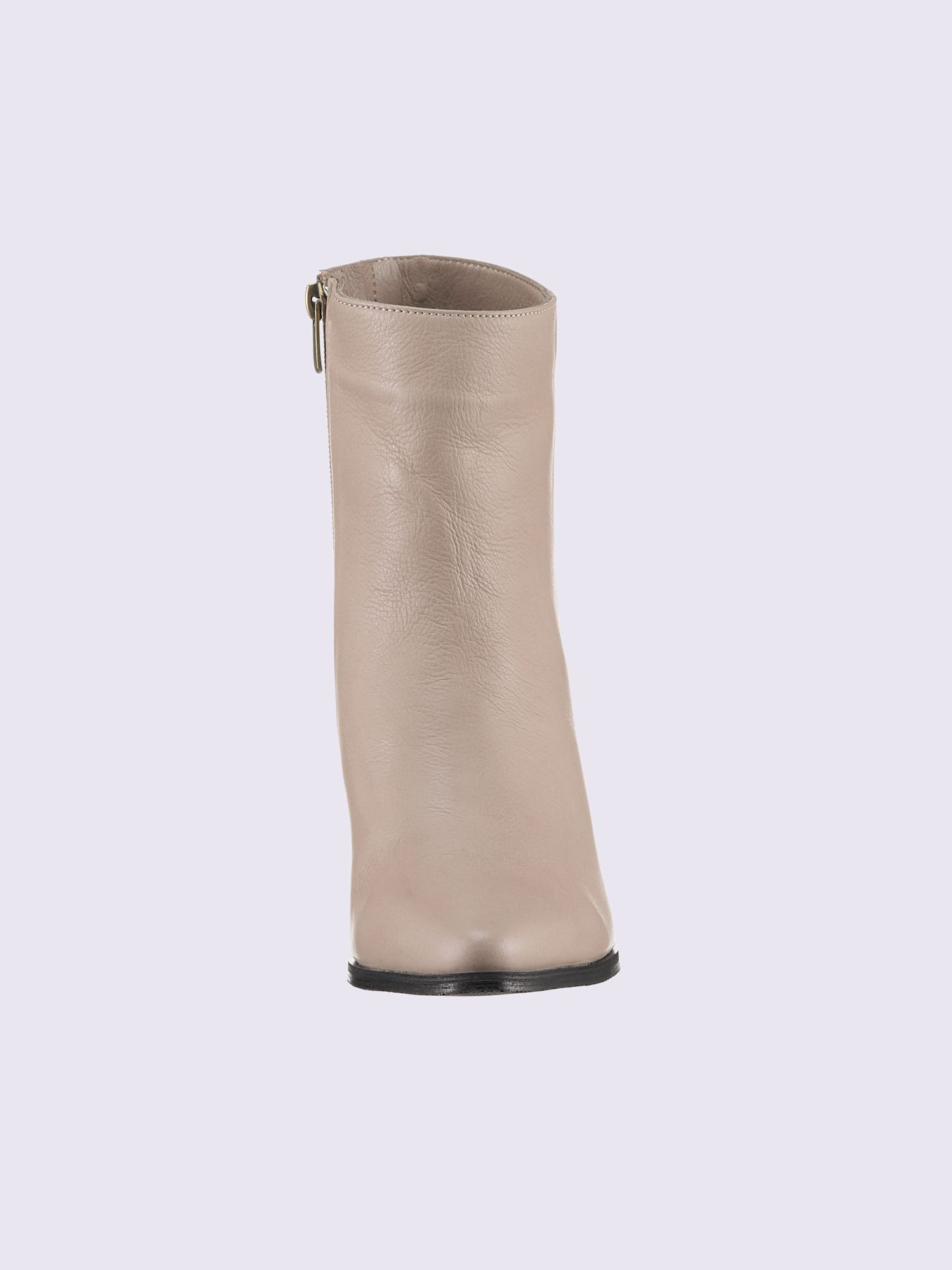 Bottines cuir nappa de vache, couleur couleur ivoire, taille 41 - helline