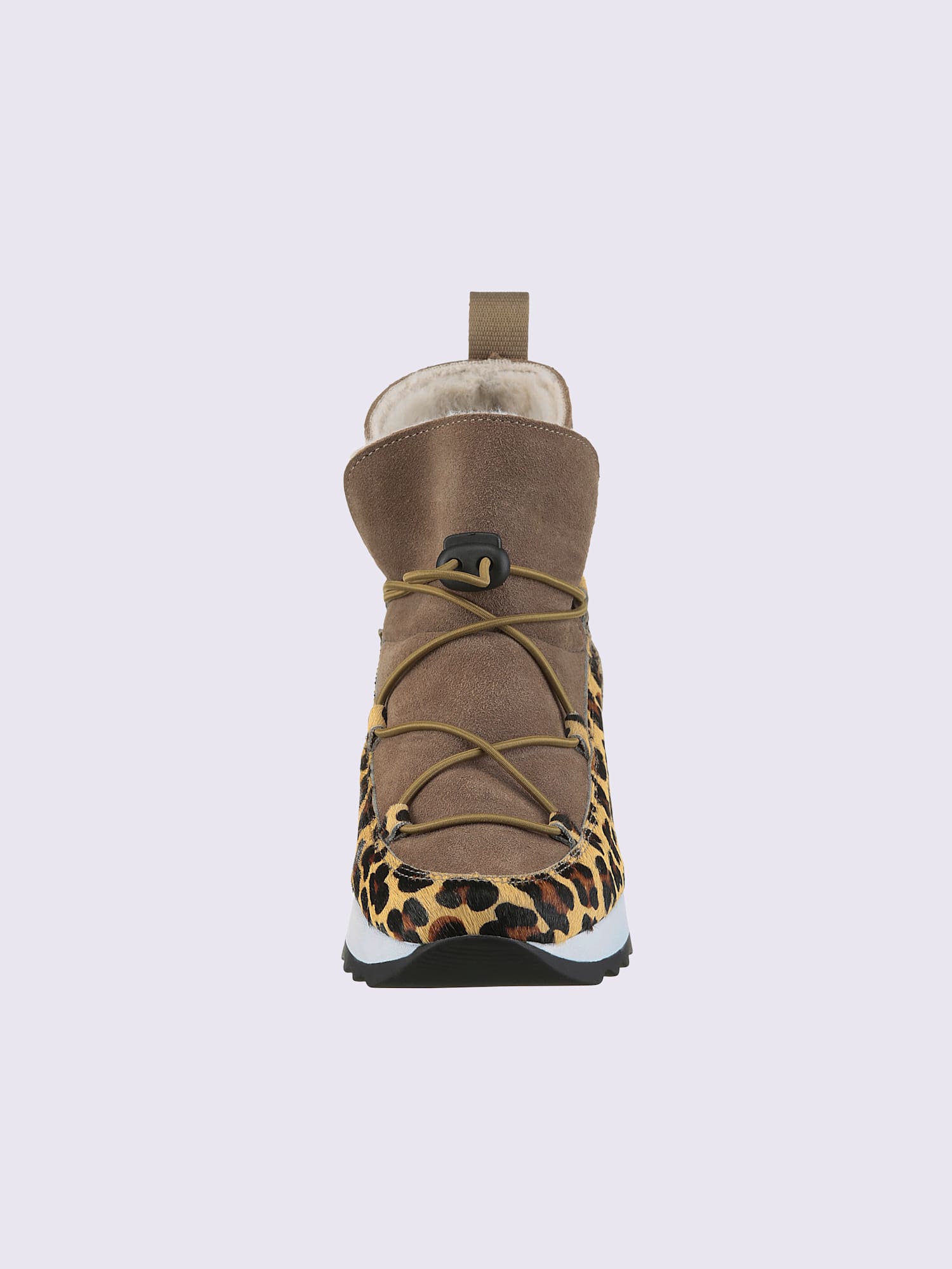 Bottines de fabrication espagnole, marron clair uni, taille 35 - helline