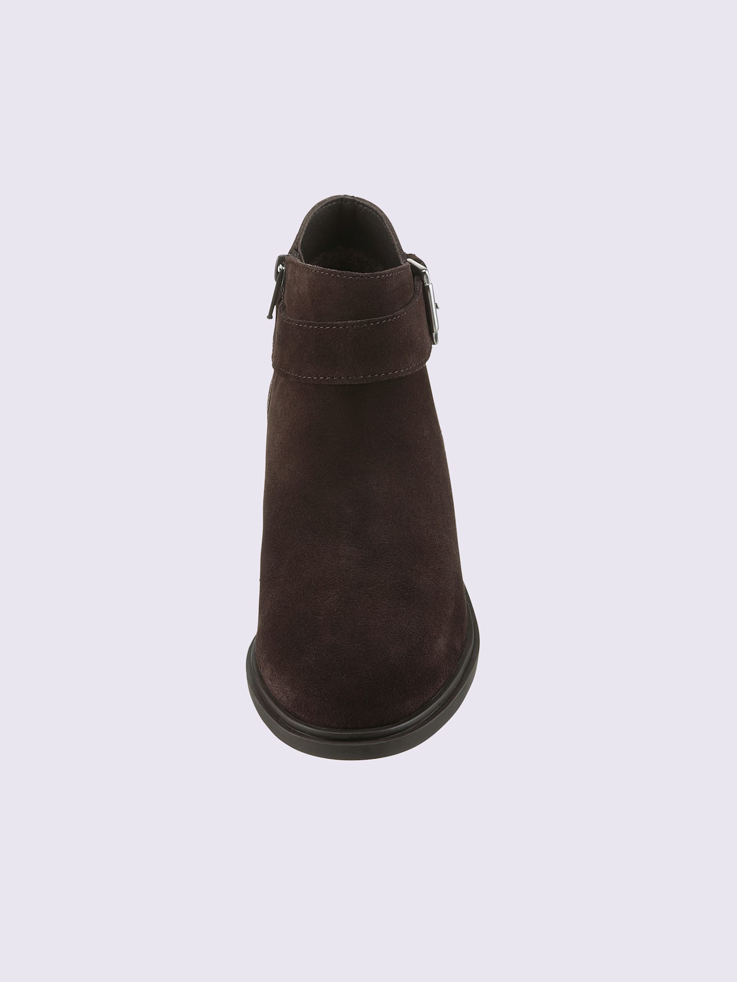 Bottine courte de fabrication portugaise, couleur marron, taille 36 - helline