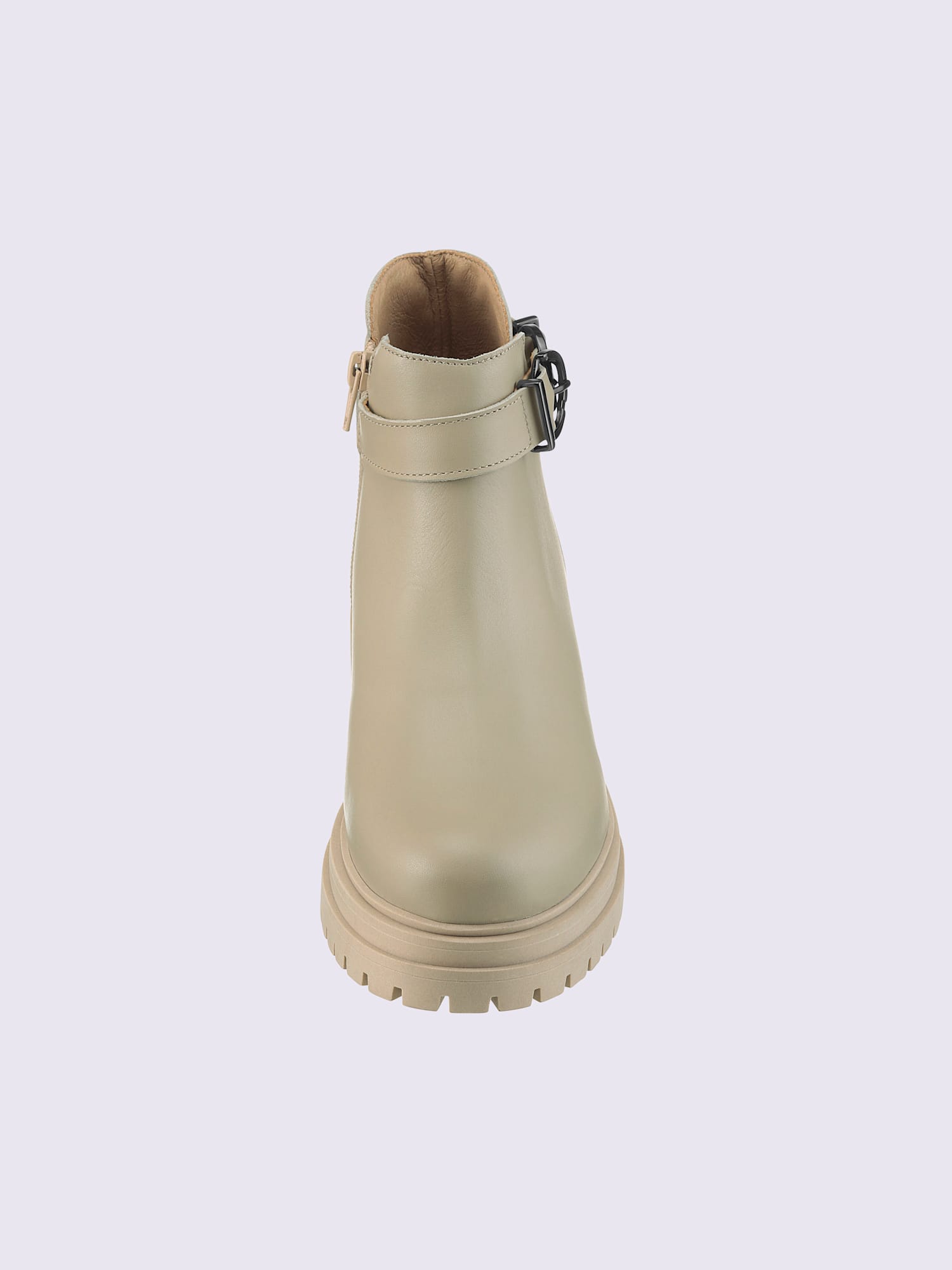 Bottines de fabrication portugaise, couleur couleur ivoire, taille 36 - helline
