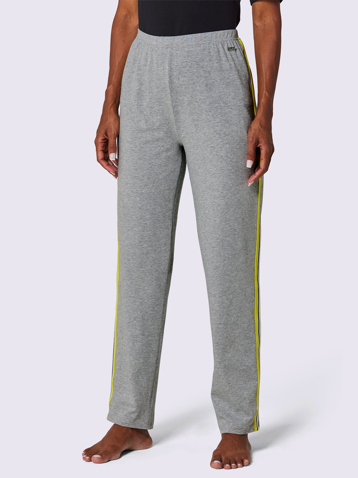 Pantalon jersey fin, couleur gris, taille 46/48, marque feel good - helline