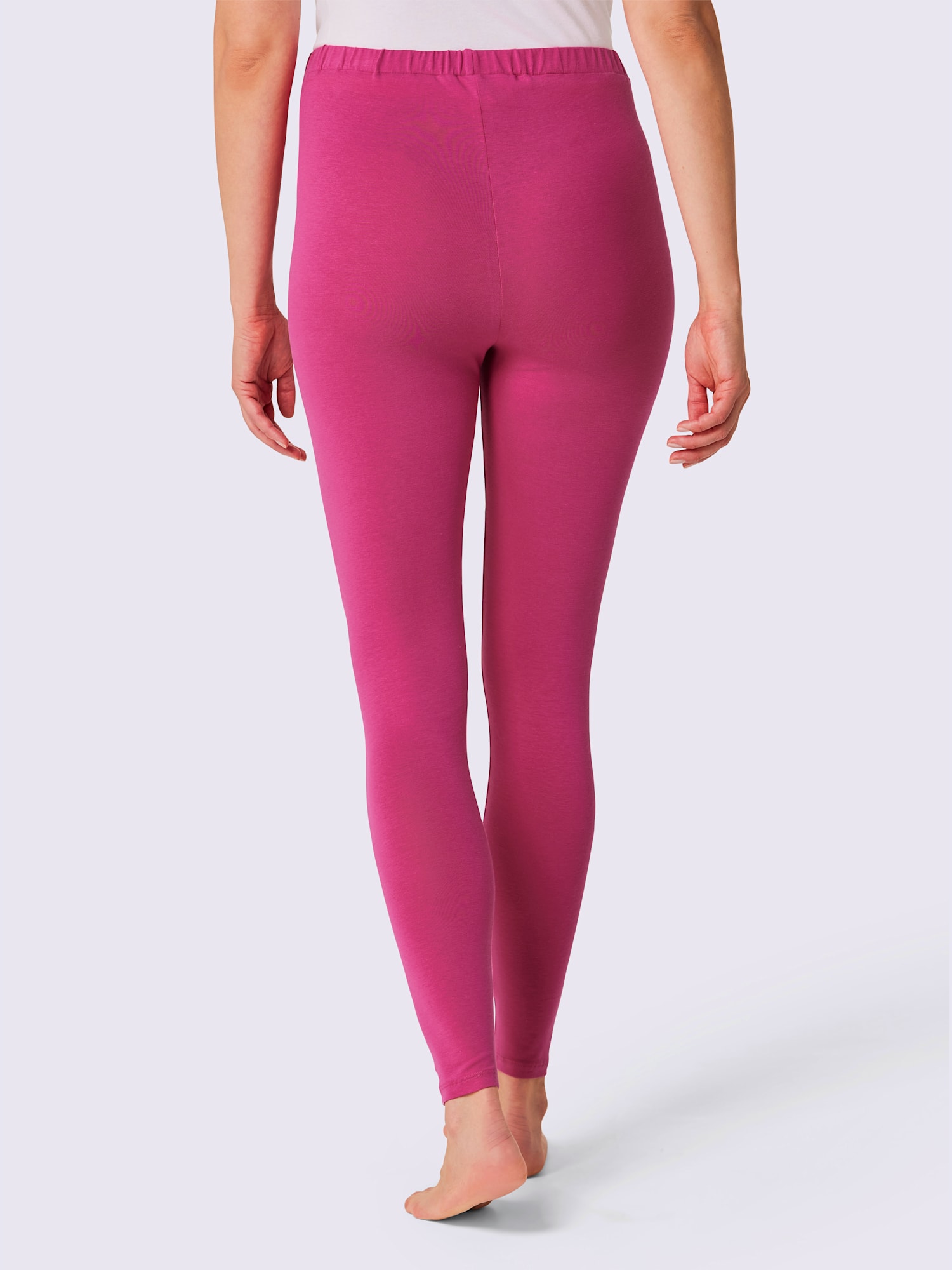 Legging jersey fin, couleur rose, taille 42/44, marque feel good - helline
