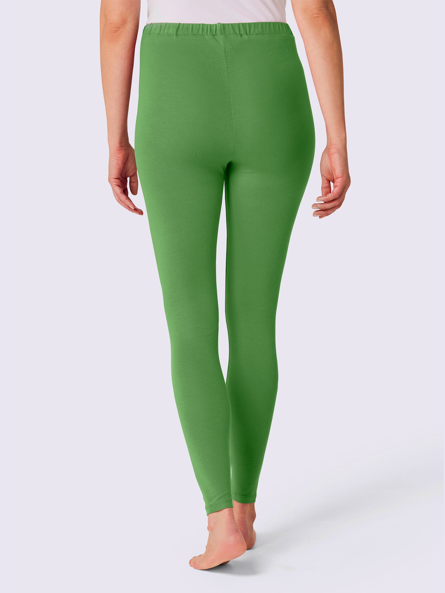 Legging jersey fin, couleur vert, taille 50/52, marque feel good - helline