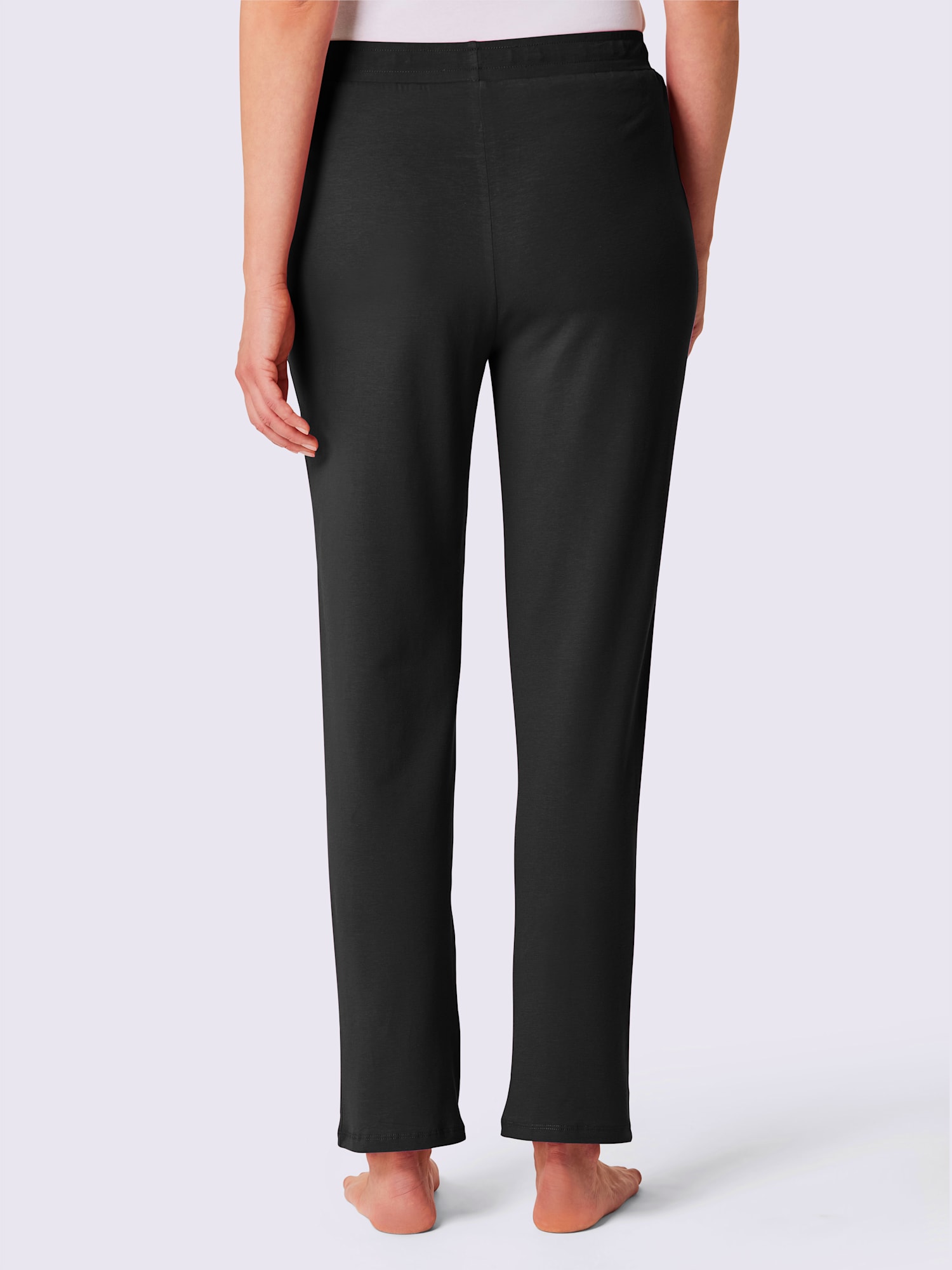 Pantalon jersey fin, couleur noir, taille 38/40, marque feel good - helline