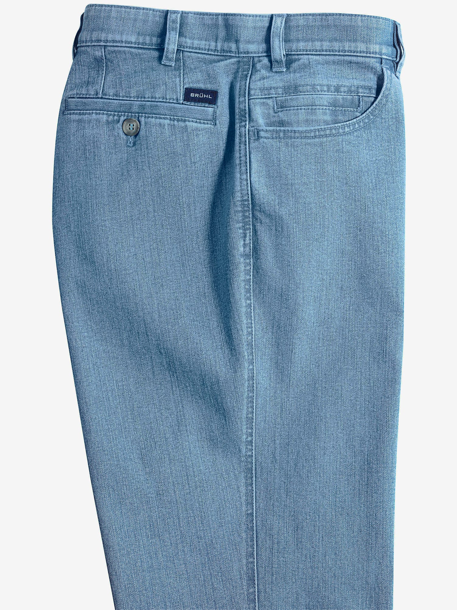 Jean marque brühl 5 poches coupe coupe swing-pocket, couleur bleu, taille 42, marque Brühl - Witt