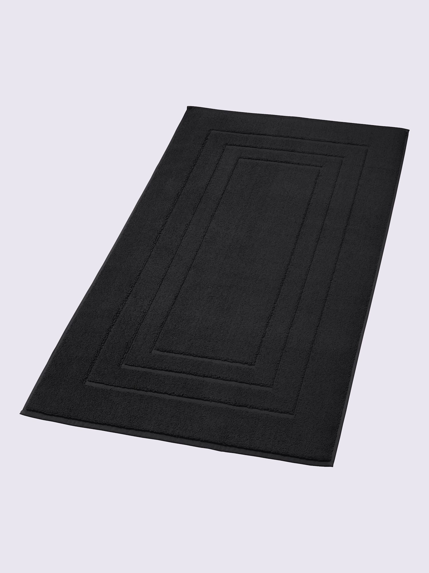 Tapis de bain, couleur noir, taille 60x100 cm, marque Vossen - helline