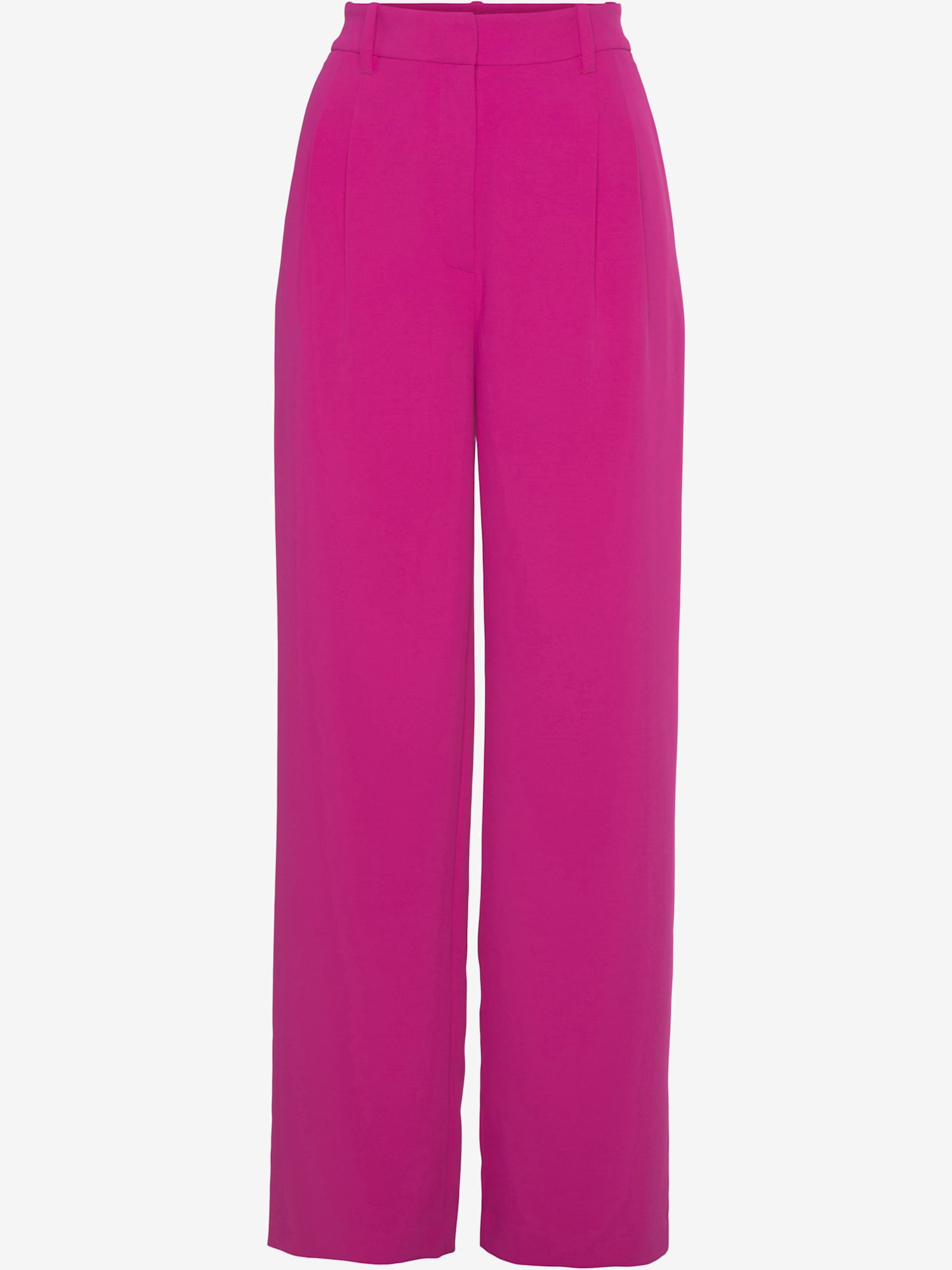Pantalon tailleur pantalon femme à pinces, couleur rose, taille 44, marque LASCANA - helline