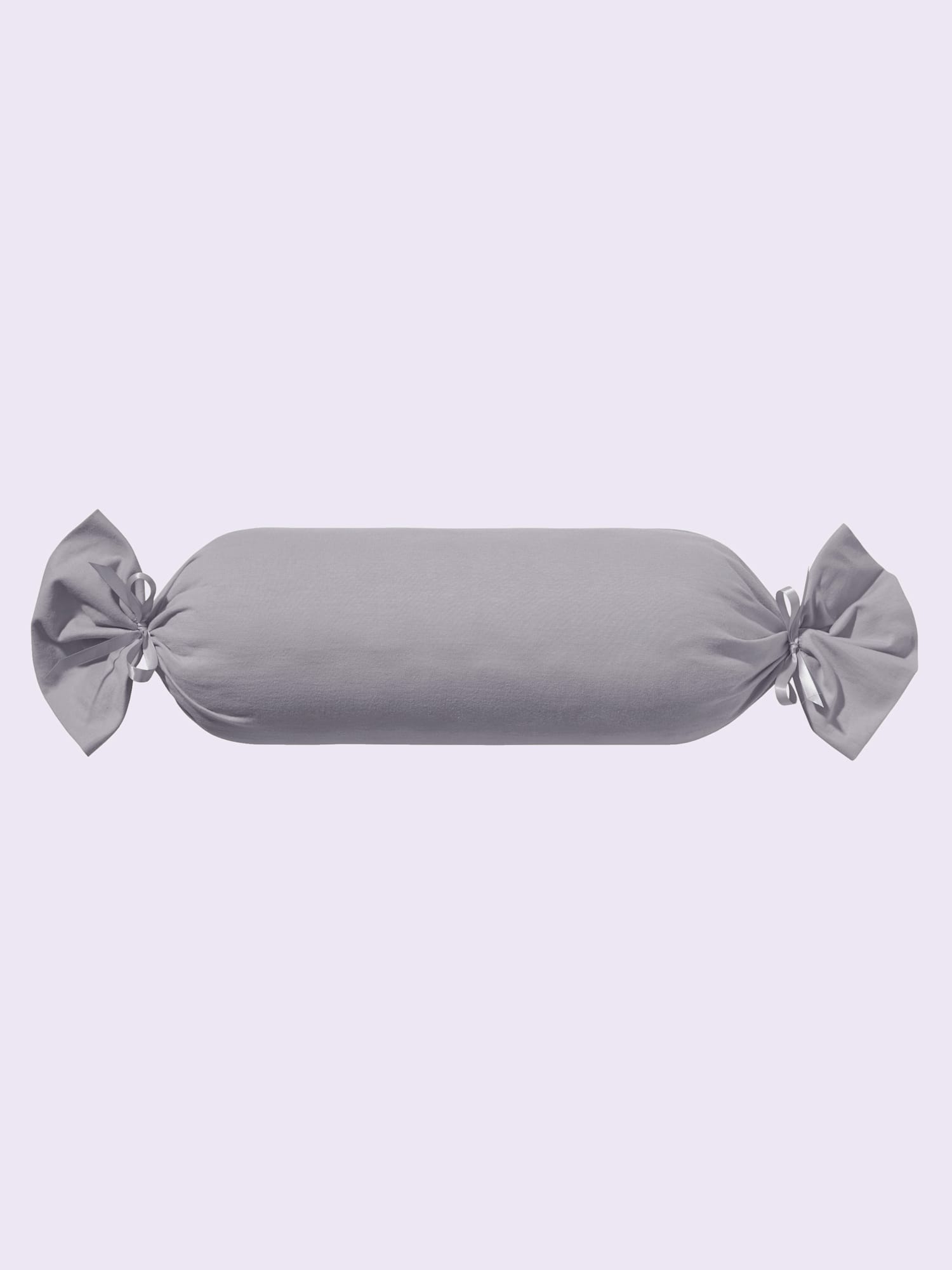 Housses de coussin jersey fin maco à repassage superflu, couleur gris, taille 80x80 cm, marque Estella - helline