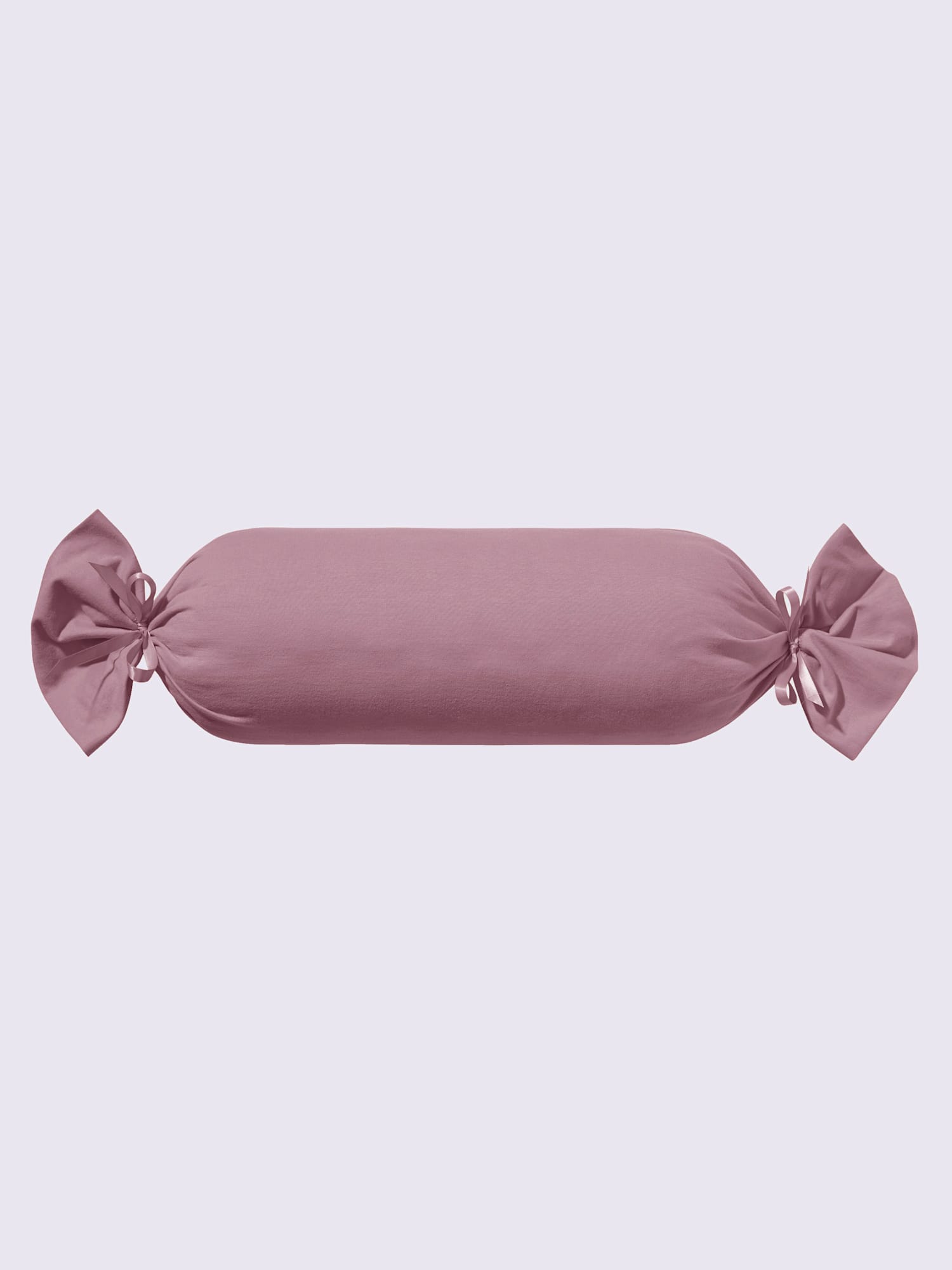 Housses de coussin jersey fin maco à repassage superflu, Jersey maco, couleur : rose clair uni, taille 15x40 cm, marque Estella, 100% coton - helline