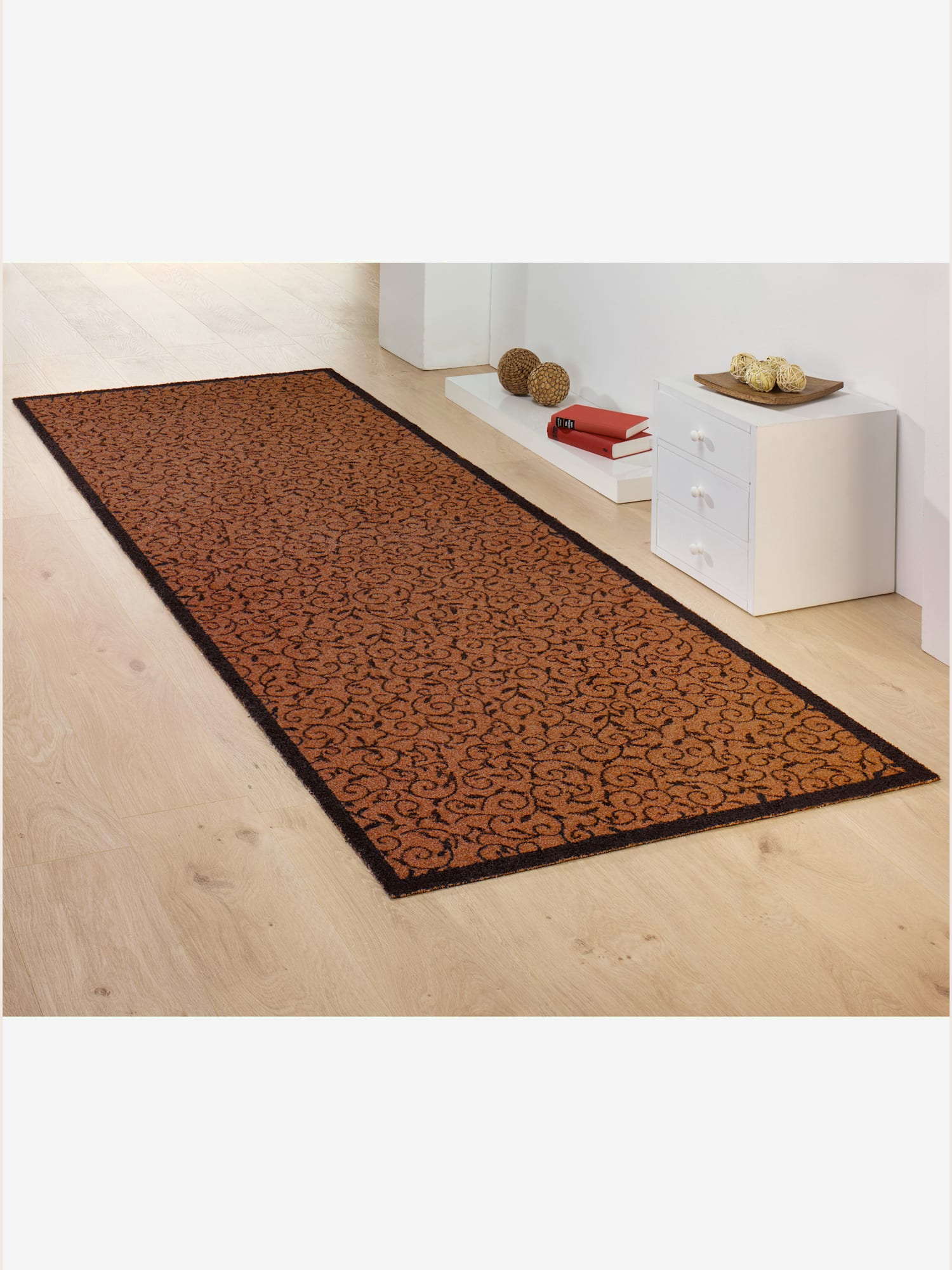 Paillasson jusqu'à 90x300 cm, couleur marron, taille 60x90 cm - helline