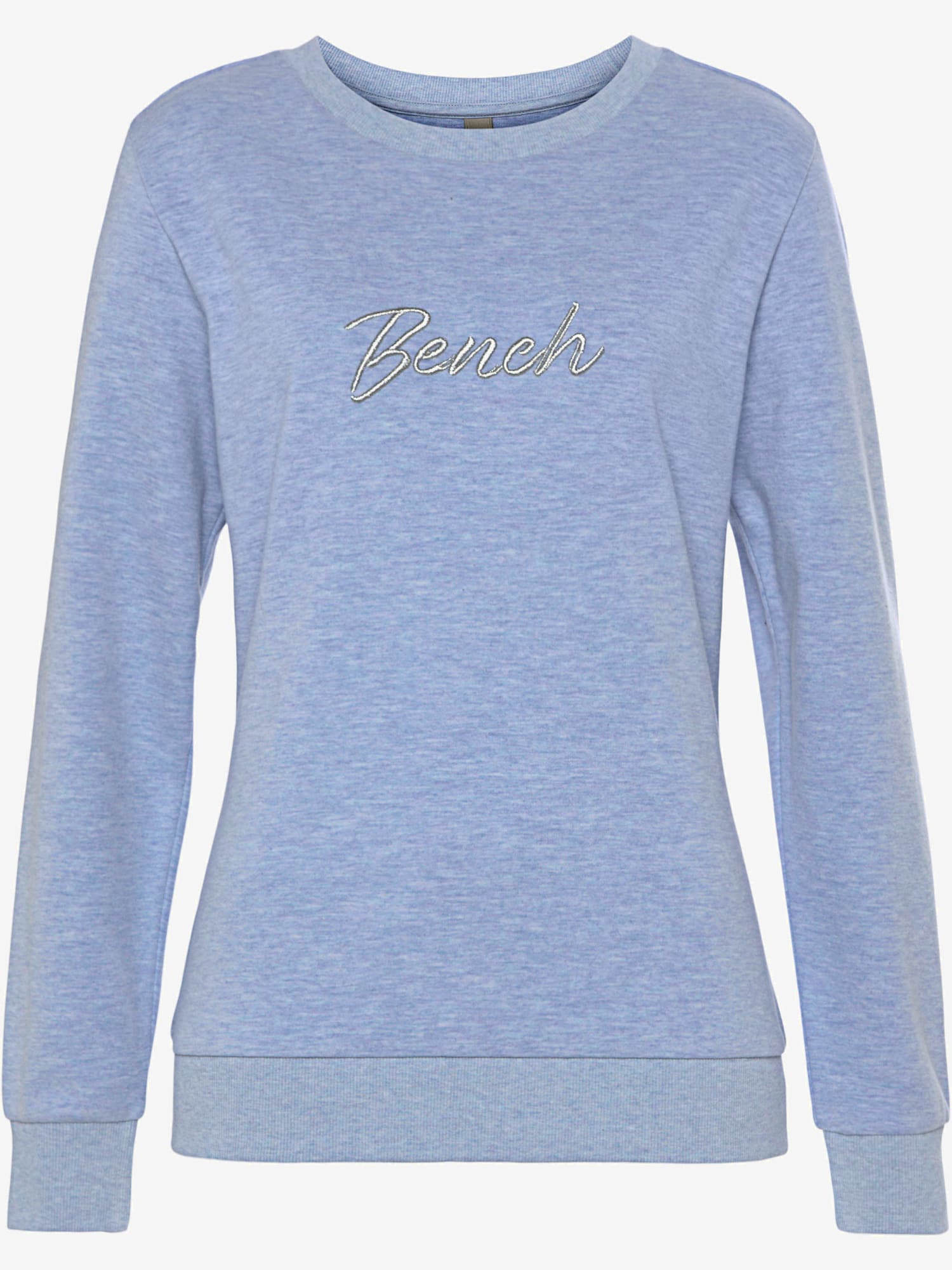 Sweatshirt basique à encolure ronde, couleur bleu, taille 46/48, marque Bench. Loungewear - helline