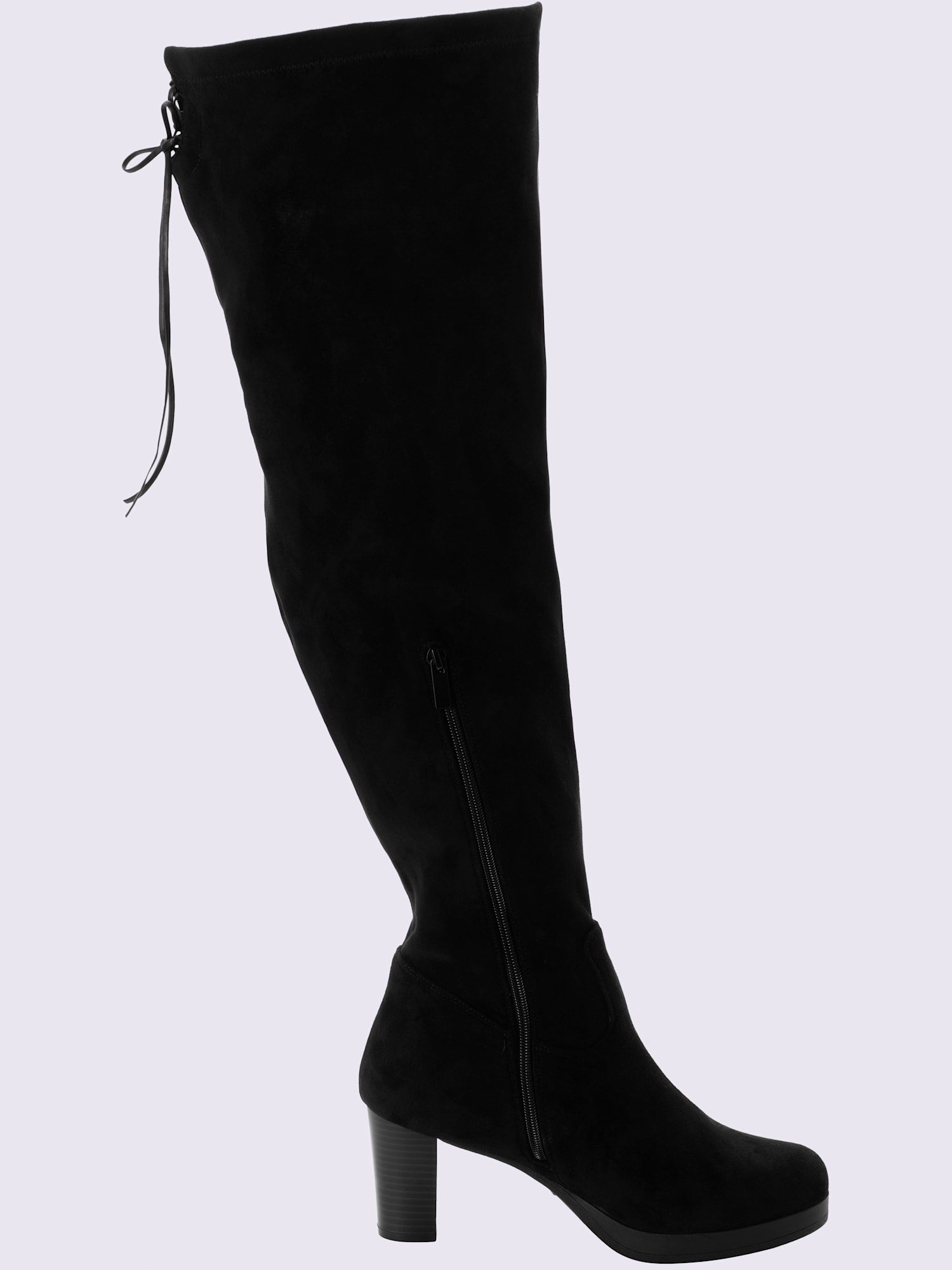 Cuissardes largeur f*, XXL, noir uni, taille 41, Sheego - helline