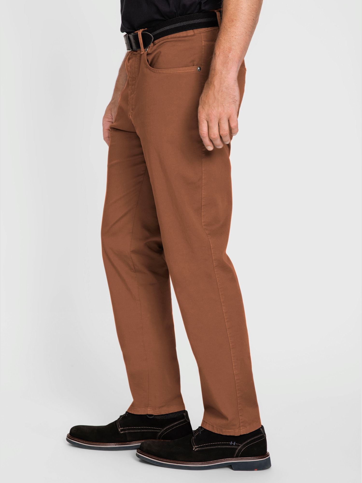 Pantalon coupe 5 poches en qualité extensible, couleur marron, taille 23 - Witt