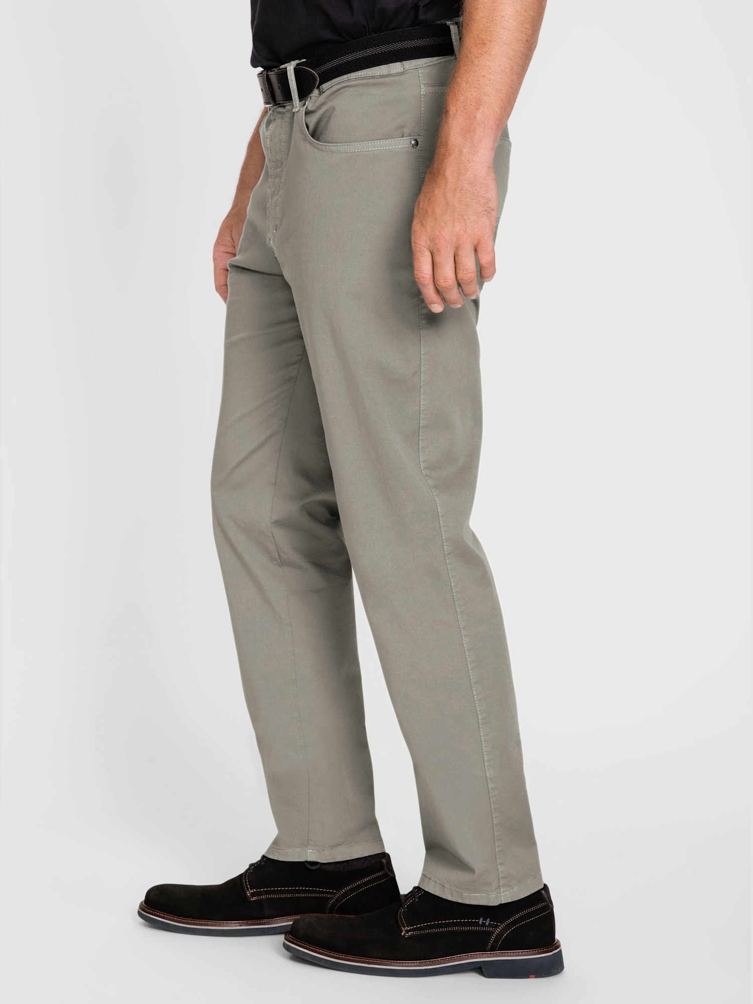 Pantalon coupe 5 poches en qualité extensible, couleur gris, taille 28 - Witt