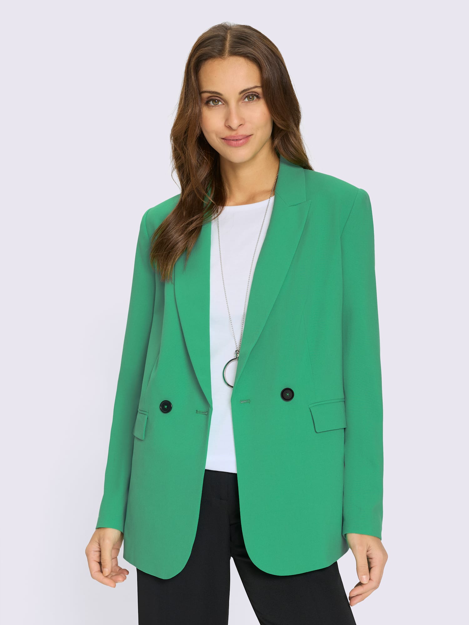 Blazer polyester recyclé, couleur vert, taille 40 - Witt
