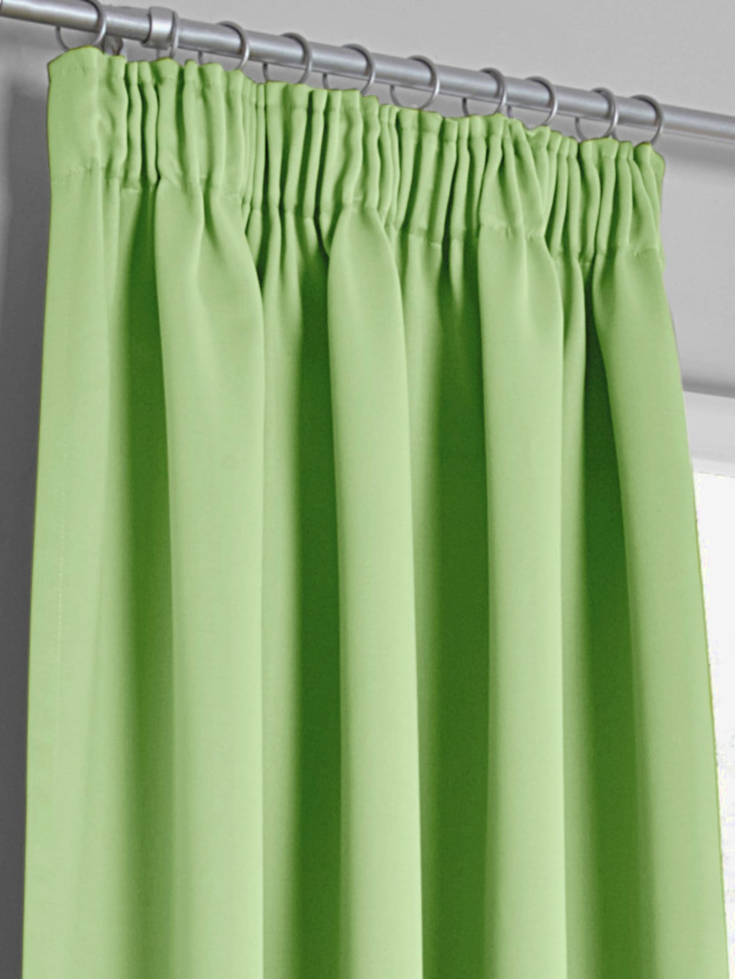 Rideau opacité, couleur vert, taille 225x135 cm, marque helline home - helline