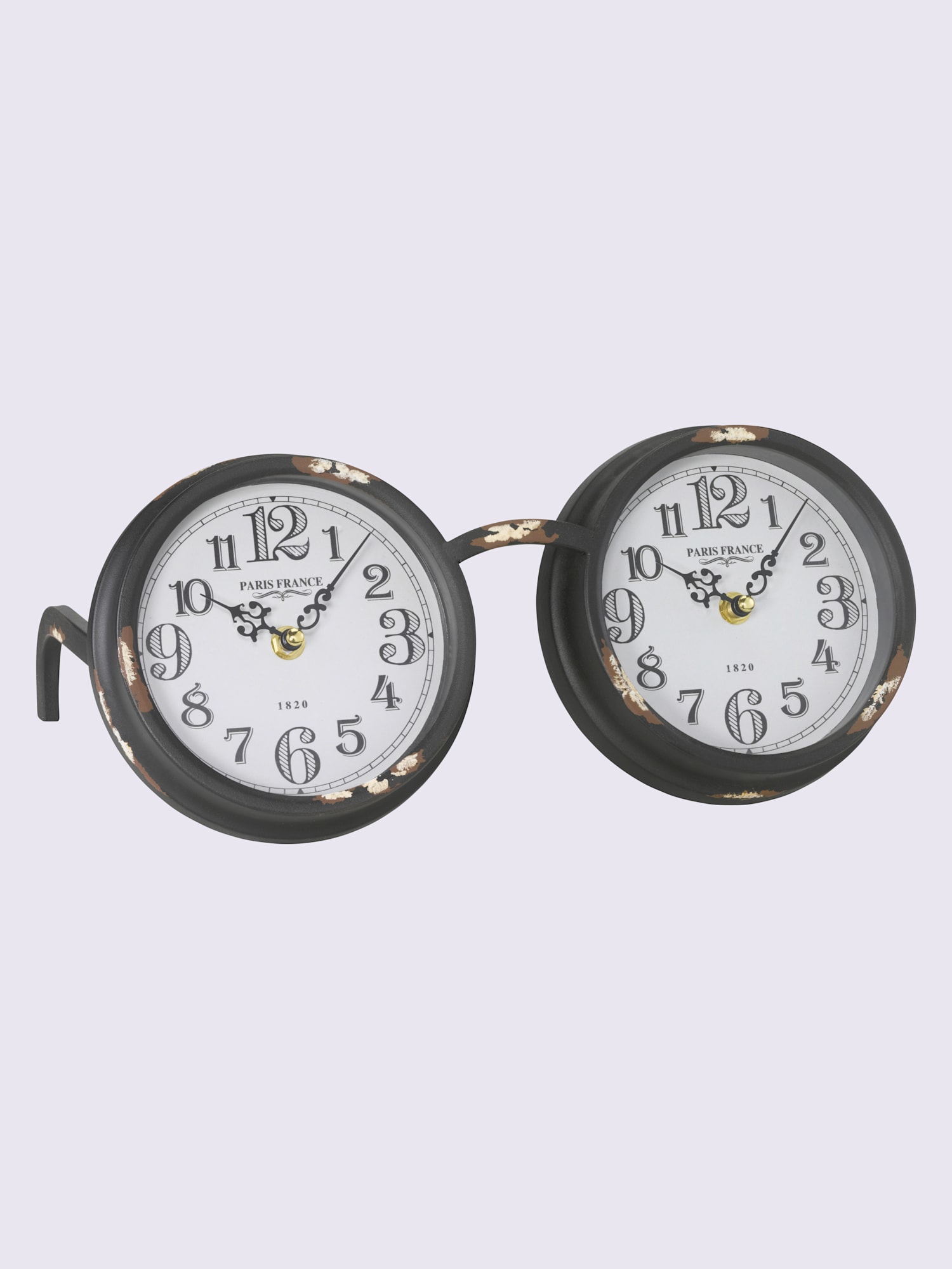 Pendule effet garanti, couleur noir, taille H/l/P env. 18/35/19 cm, marque helline home - helline