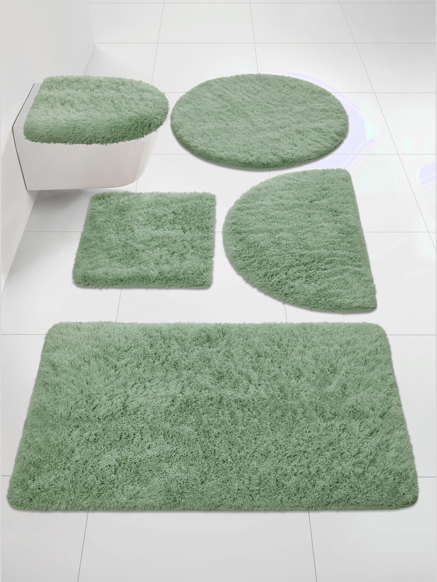 Tapis de bain 100% acrylique, couleur bleu, taille 47x50 cm - 45x50 cm, marque helline home - helline