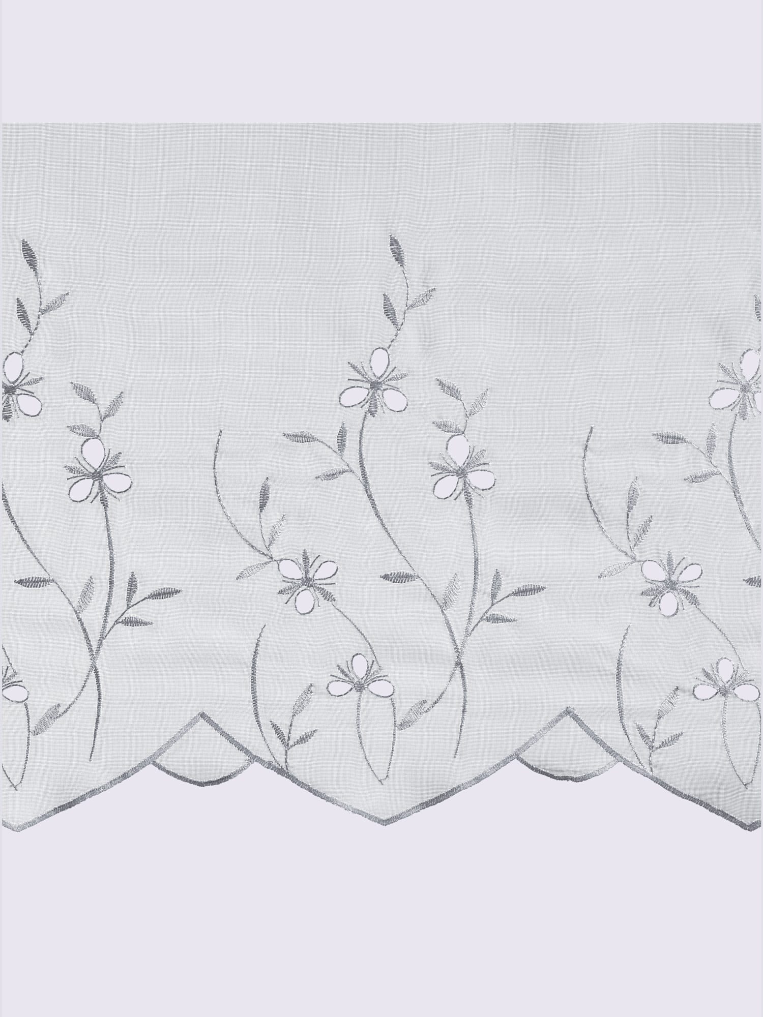 Panneau broderie ajourée de qualité, couleur blanc, taille 45x90 cm, marque helline home - helline