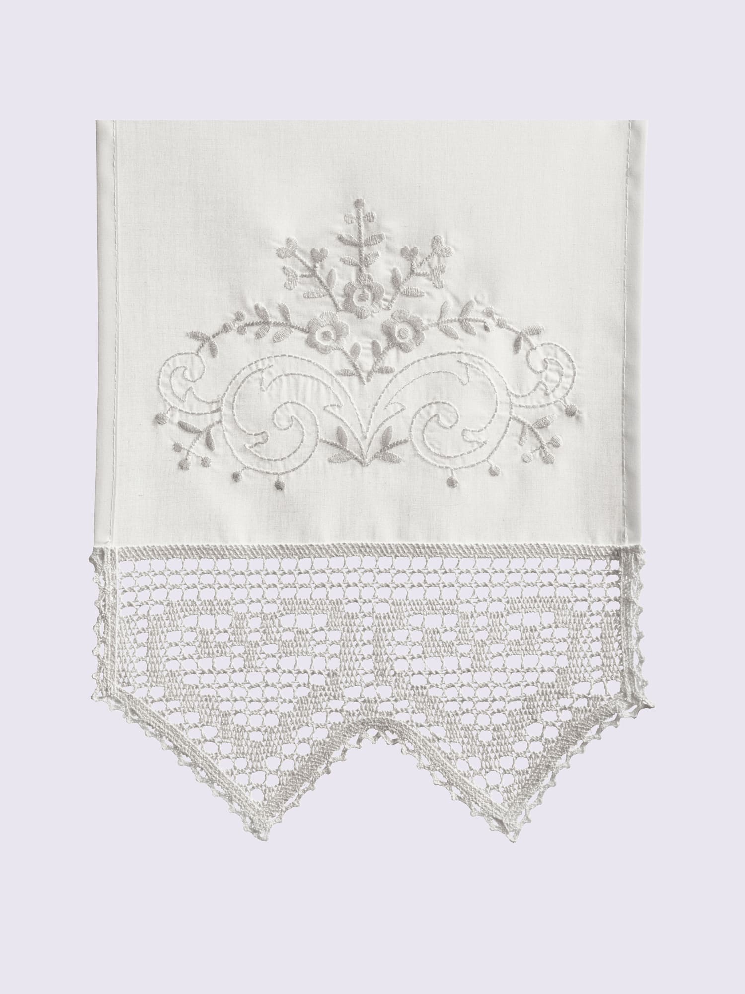 Panneau coulisse pour la tringle à rideaux, couleur blanc, taille 80x40 cm, marque helline home - helline