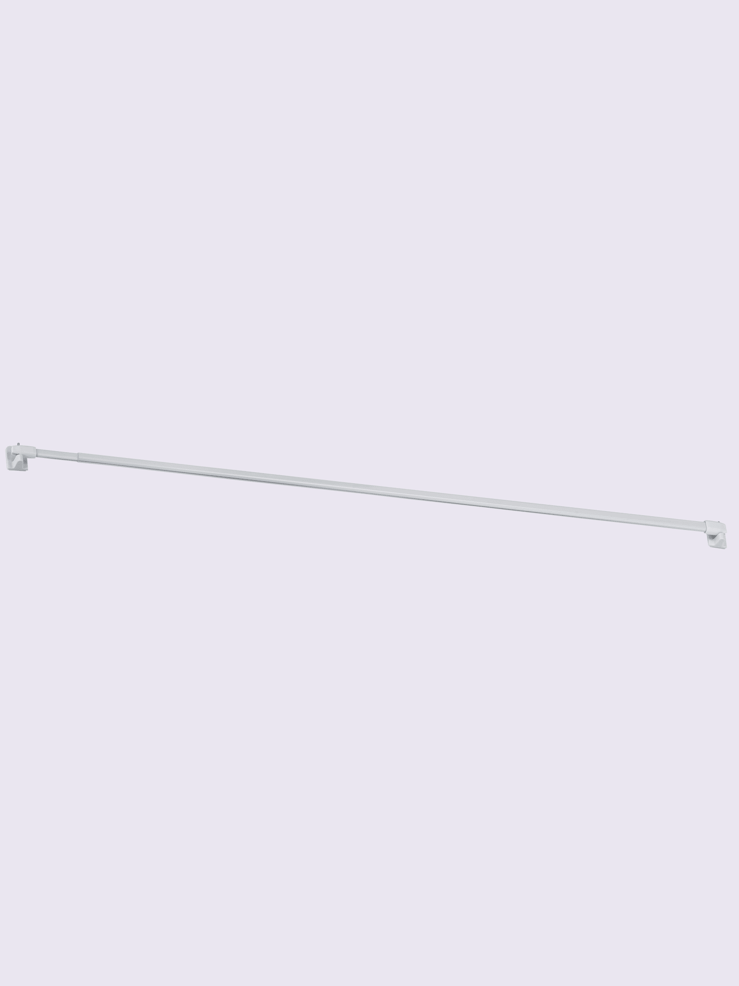 Tringle à accrocher sur la fenêtre lot de 2, couleur blanc, taille 60-105 cm, marque helline home - helline