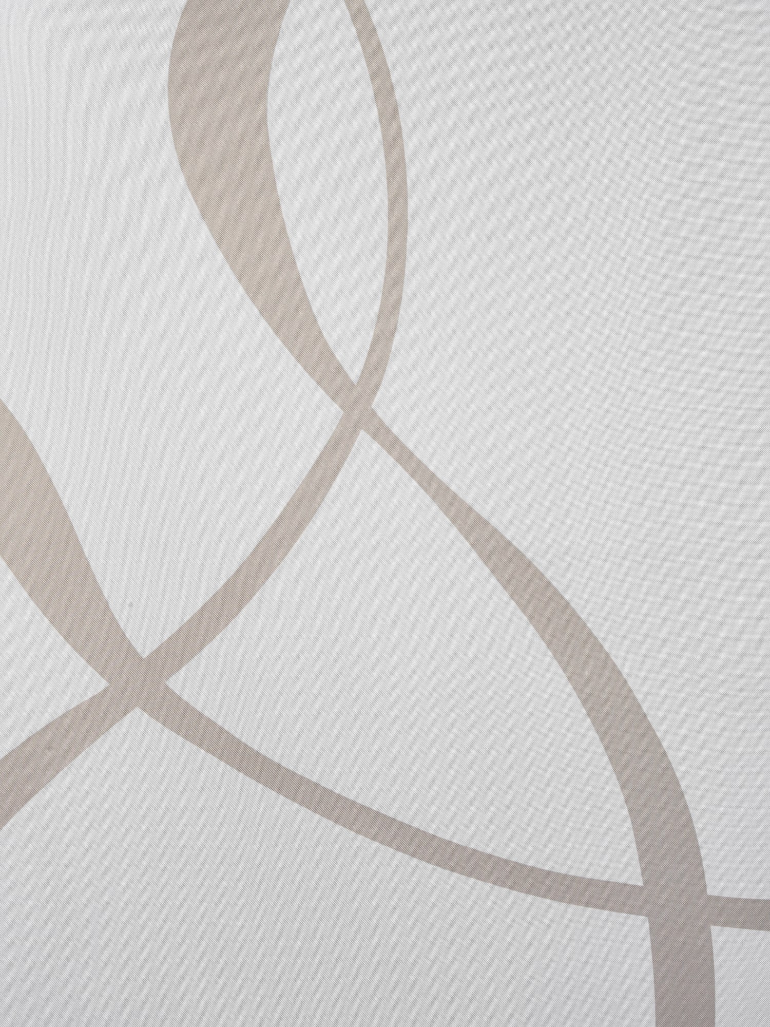 Panneau-rideaux, couleur : blanc à motifs, taille 245x60 cm, marque helline home, 100% polyester - helline
