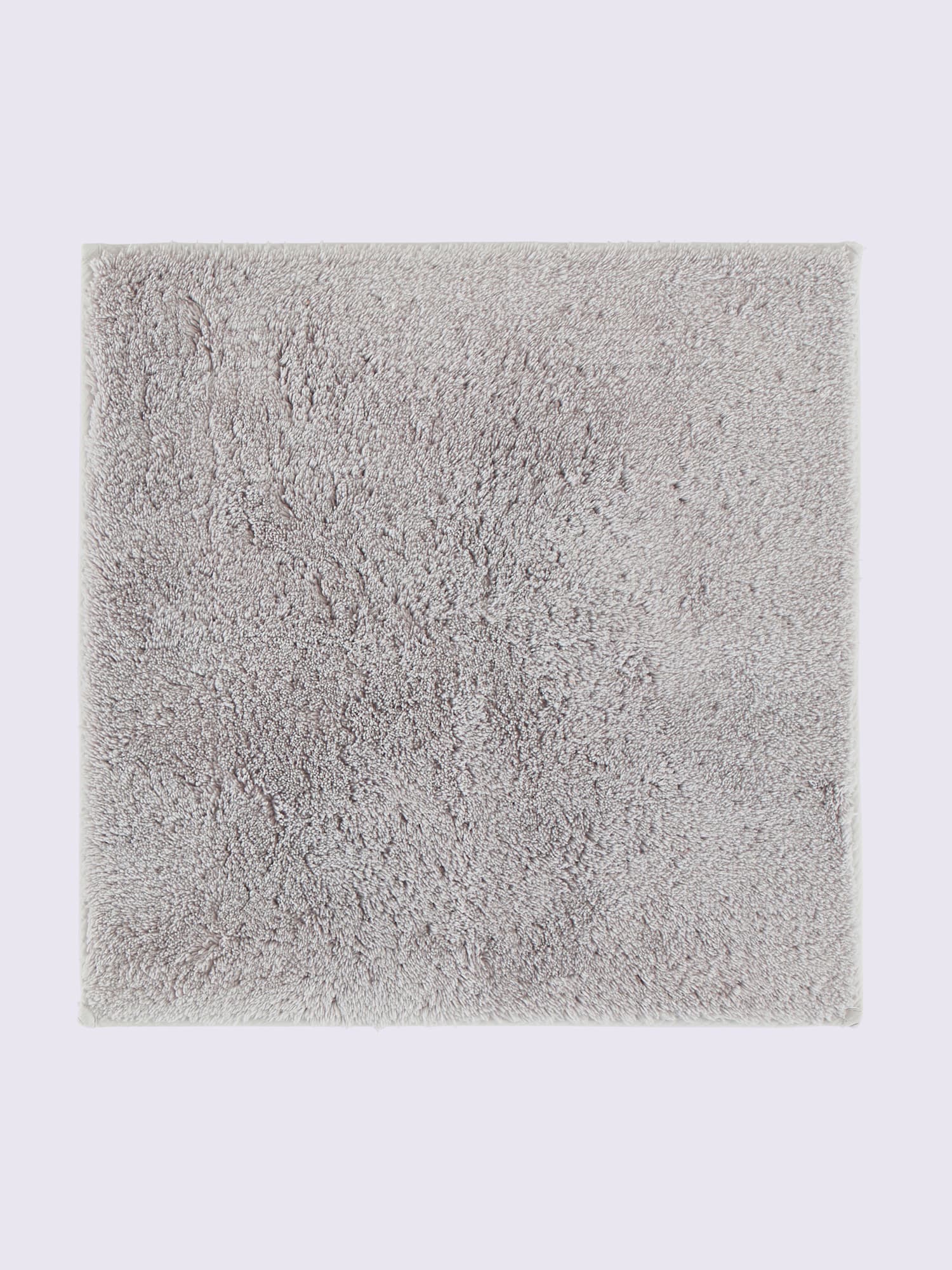 Tapis de bain pur coton, gris moyen uni, taille 50x80 cm, helline home - helline