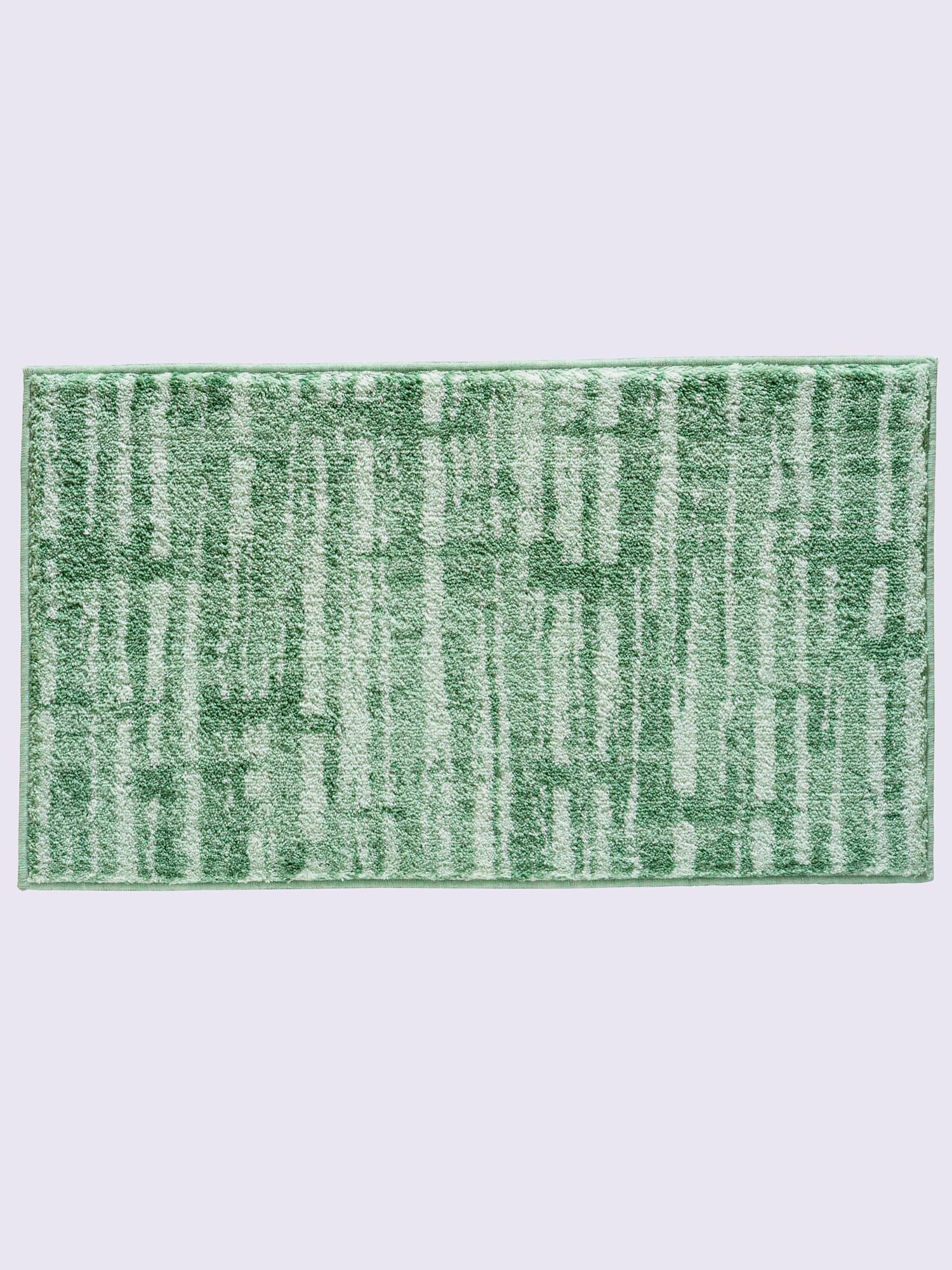 Tapis de bain acrylique facile d'entretien, couleur vert, taille 45x50 cm, marque helline home - helline