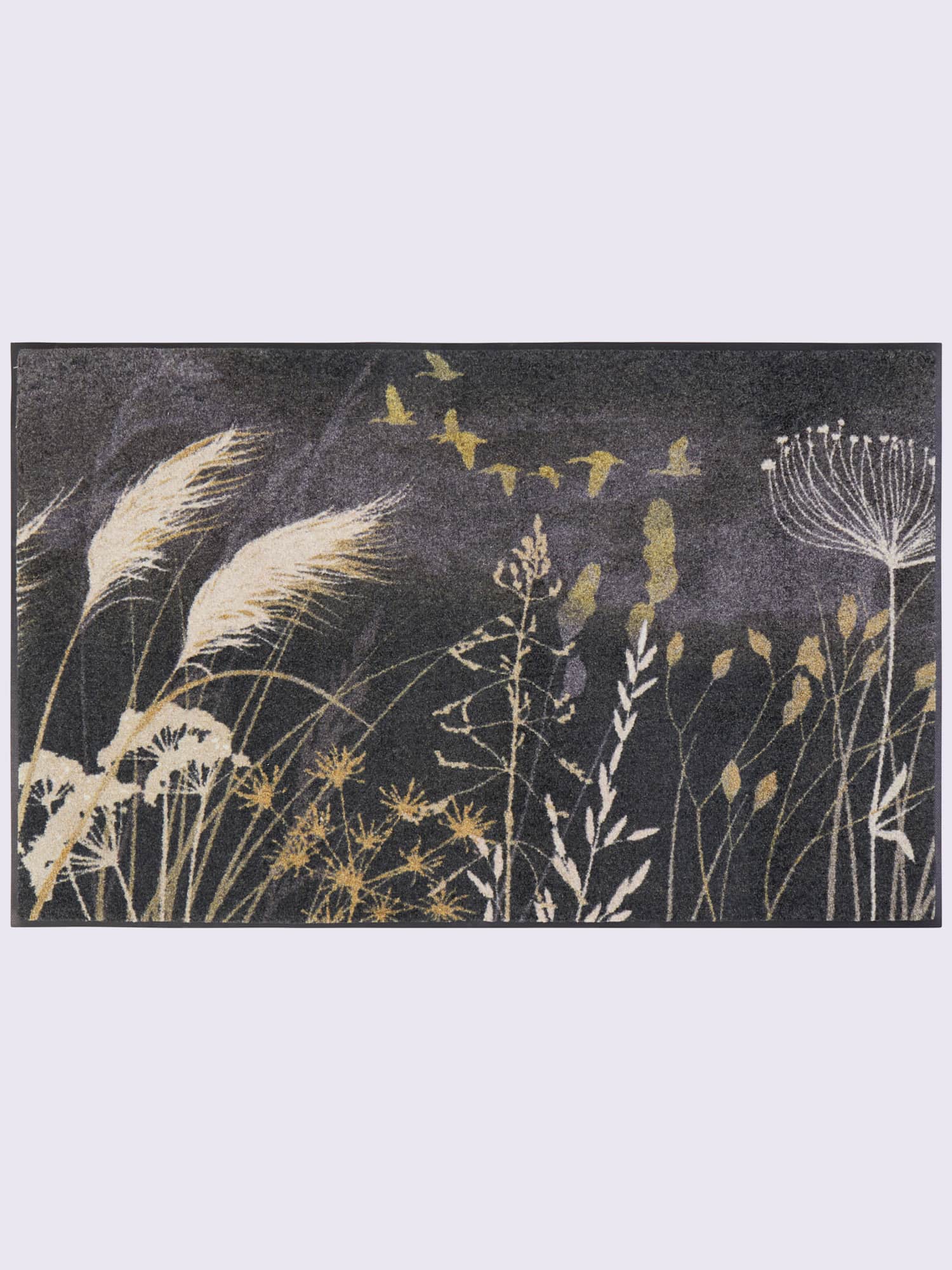 Paillasson pour intérieur et zone extérieure couverte, couleur gris, taille 115x175 cm, marque helline home - helline