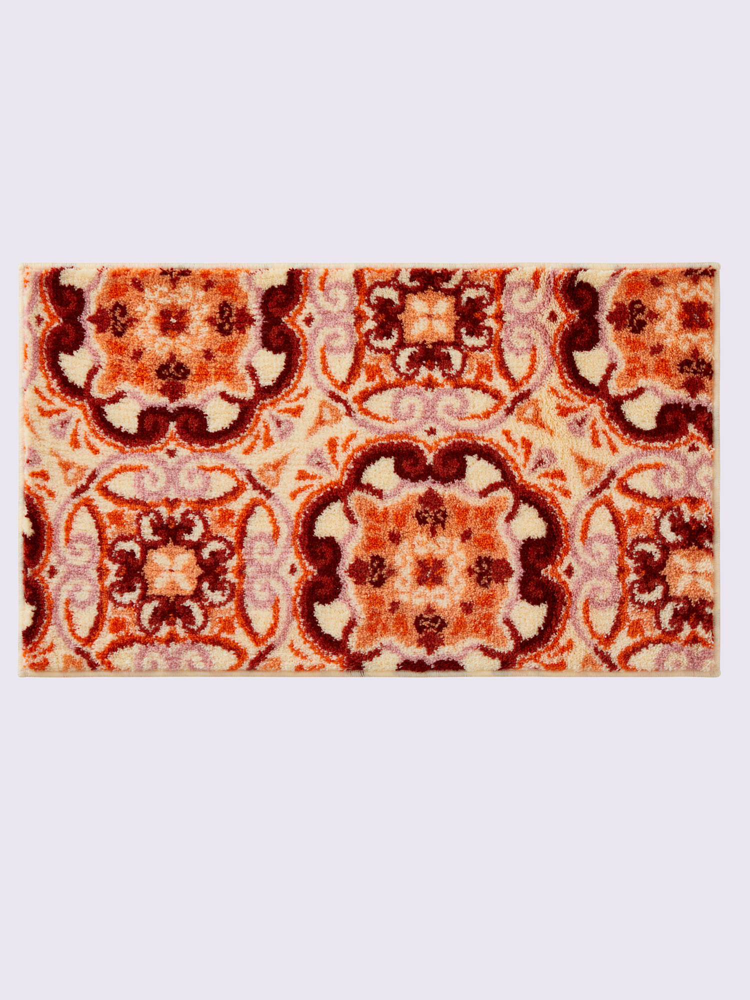 Tapis de bain acrylique facile d'entretien, couleur couleur ivoire, taille 47x50 cm - 45x50 cm, marque helline home - helline