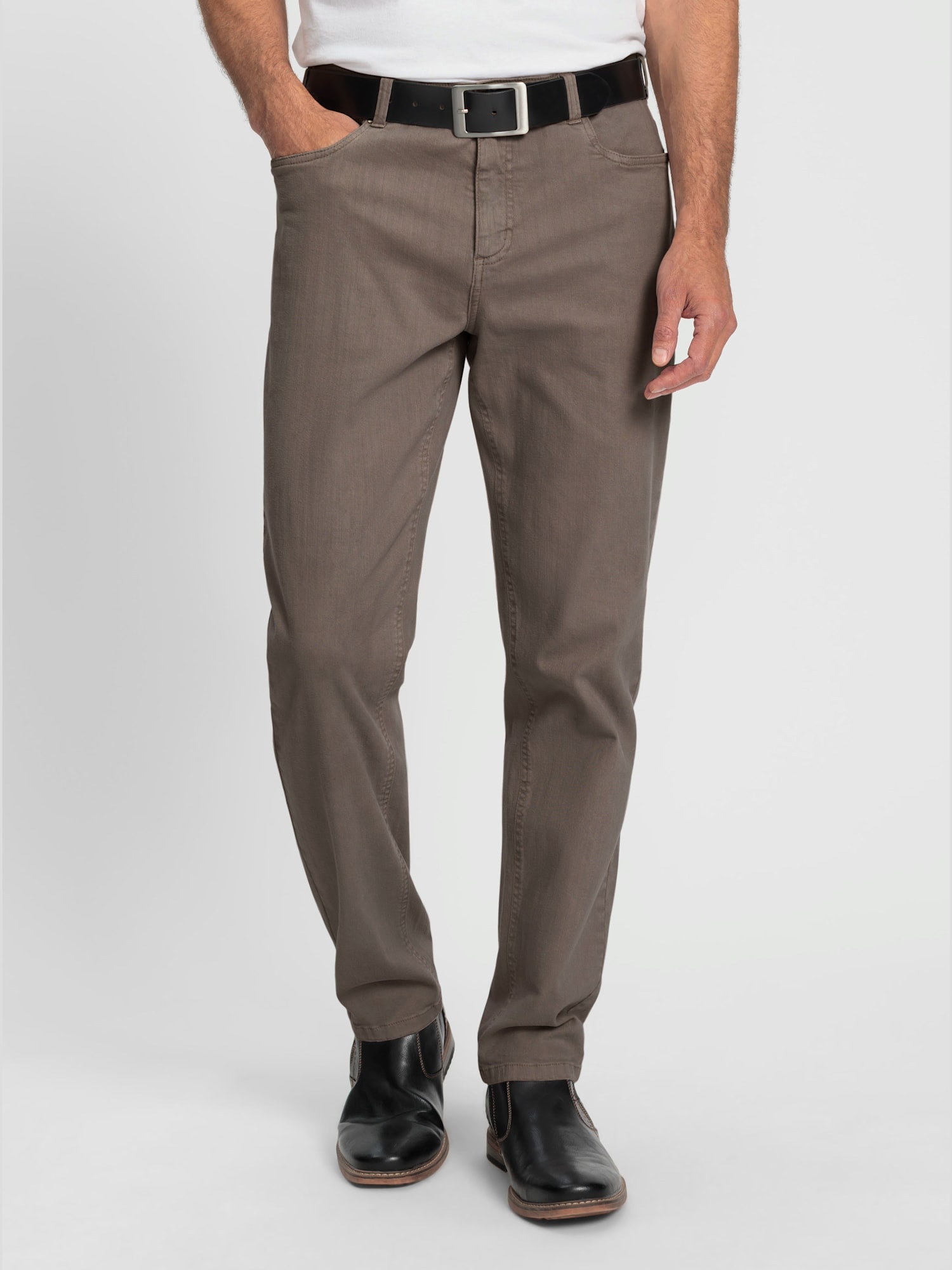Pantalon 5 poches coupe 5 poches, couleur marron, taille 23, marque Marco Donati - Witt
